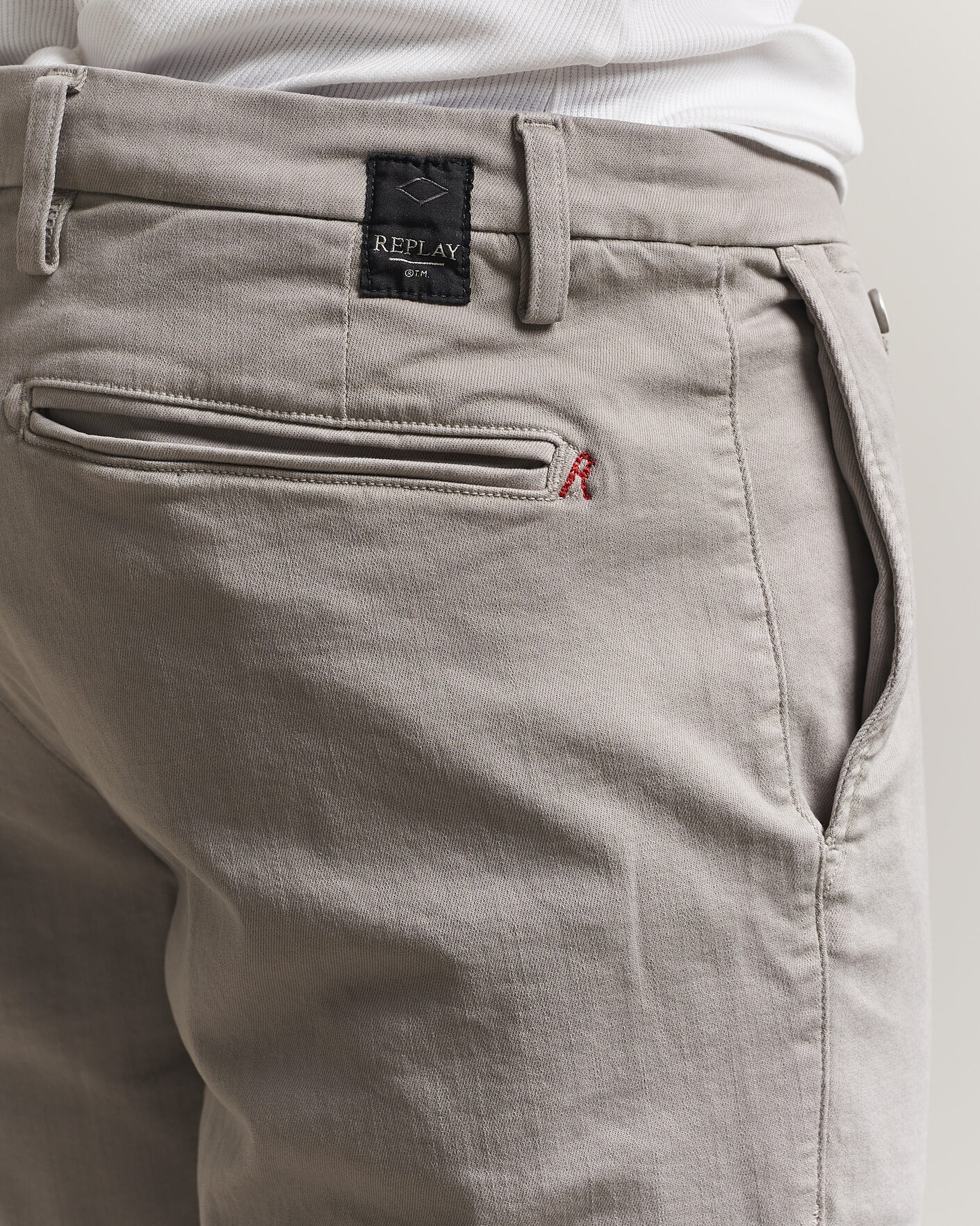 Herr | Shorts | Replay | Benni Hyperflex Shorts Light Grey