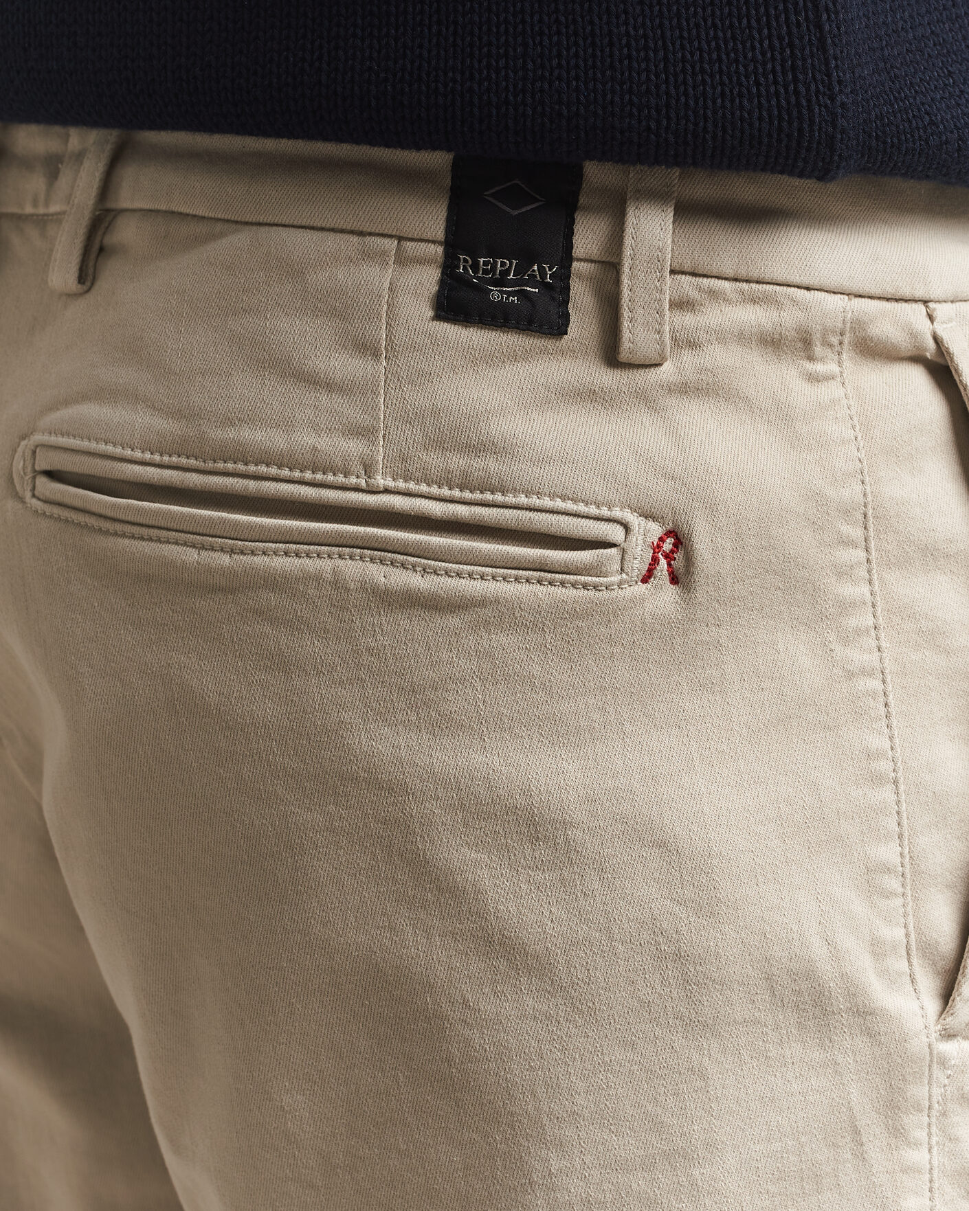 Herr | Shorts | Replay | Benni Hyperflex Shorts Ivory