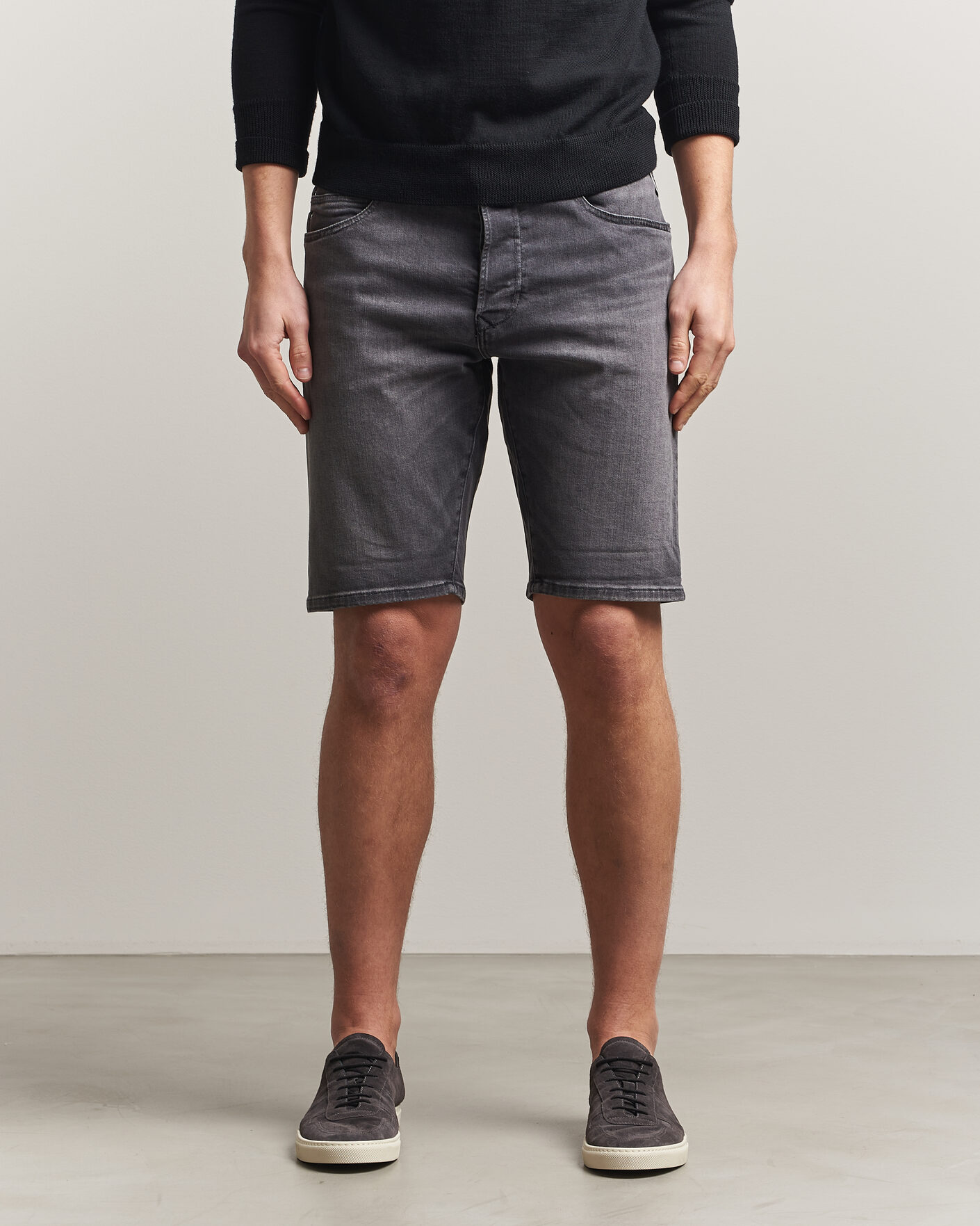 Herr | Shorts | Replay | RBJ981 Stretch Denim Shorts Washed Black