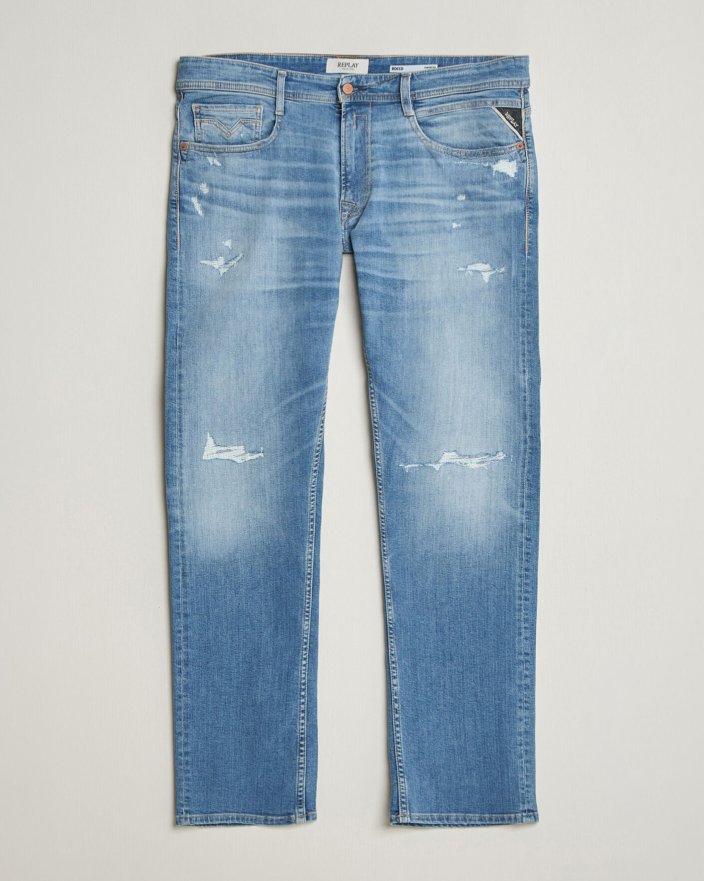 Herr | Jeans | Replay | Rocco Comfort Fit Stretch Eco Plus Jeans Light Blue
