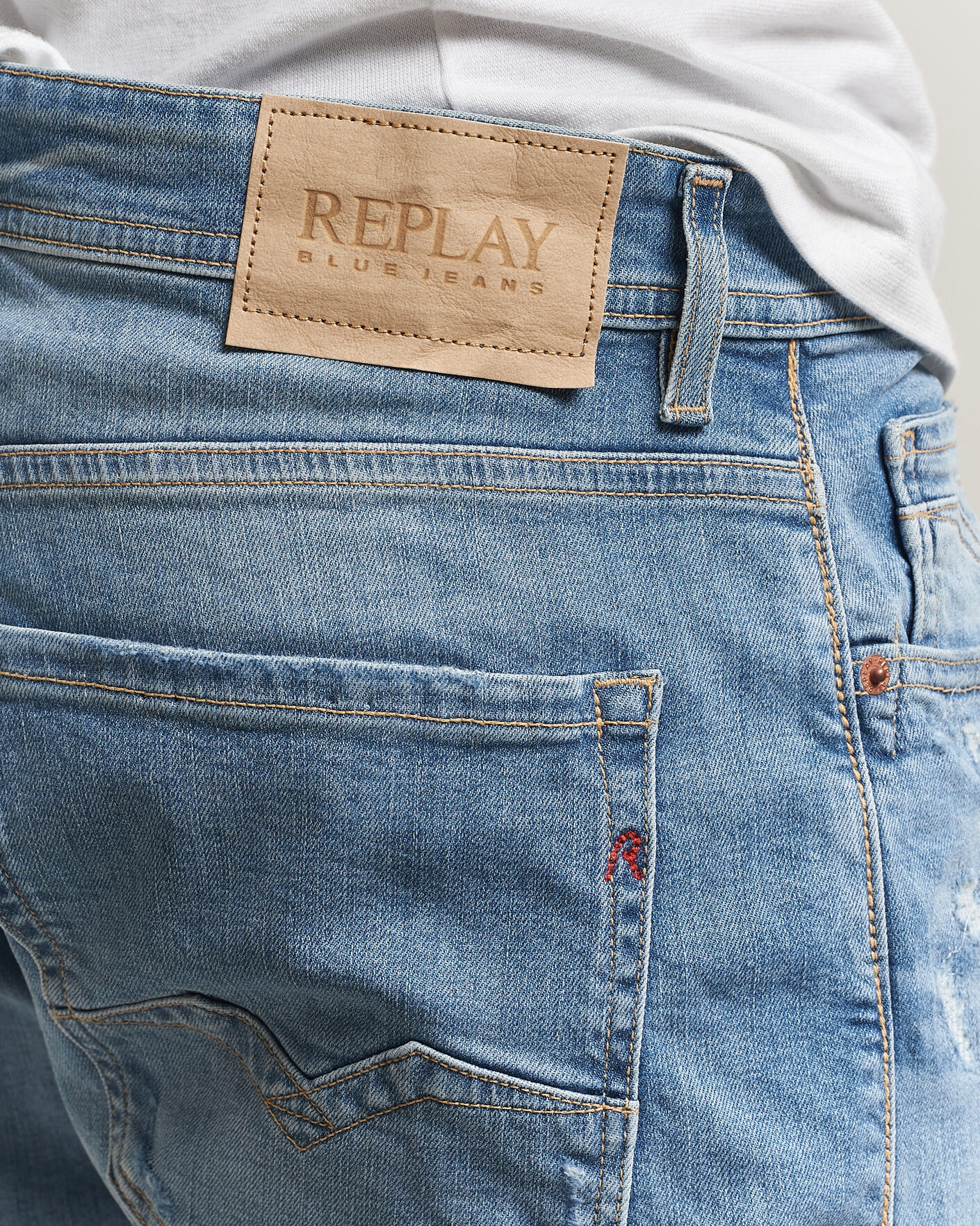 Herr | Jeans | Replay | Rocco Comfort Fit Stretch Eco Plus Jeans Light Blue