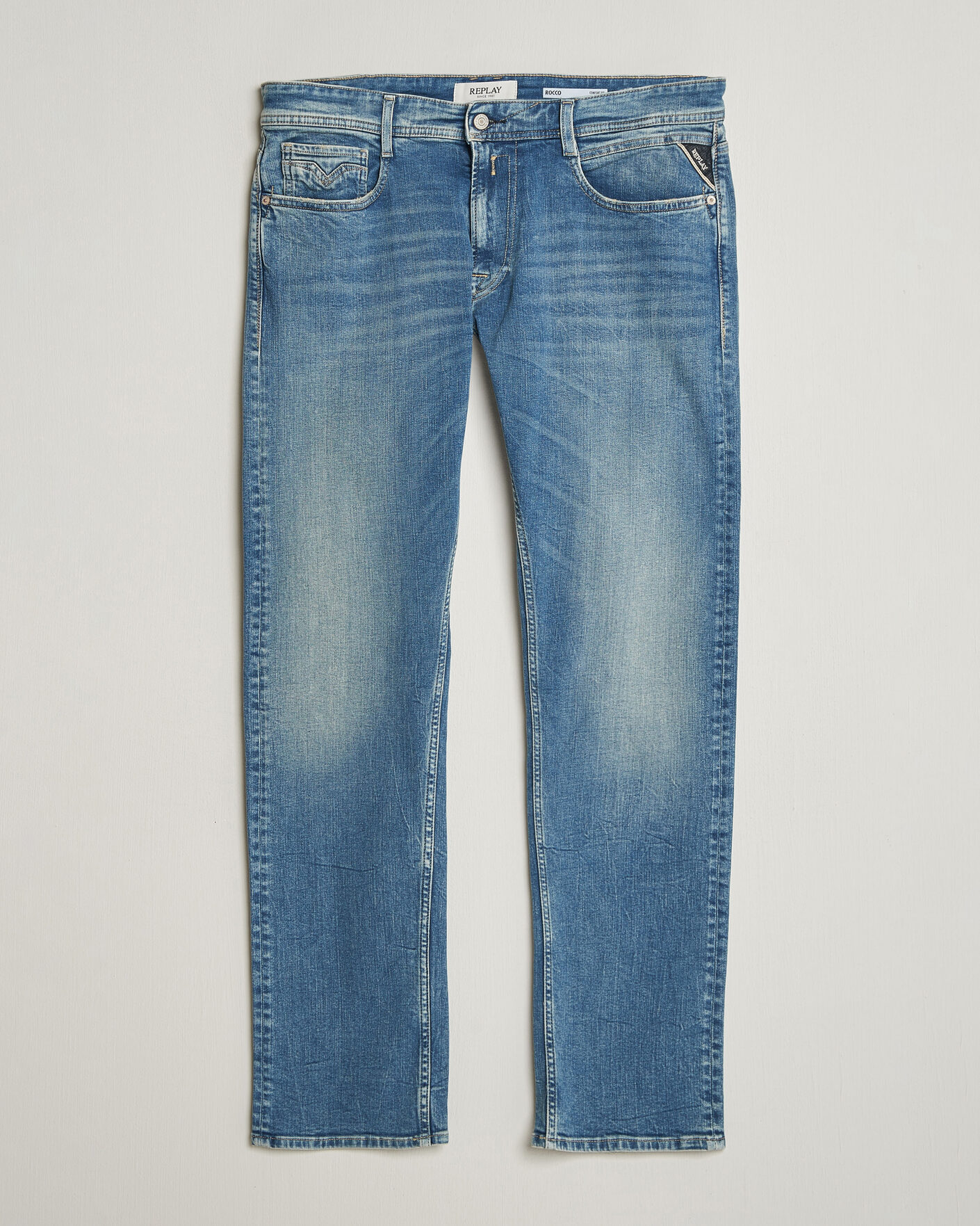 Herr | Jeans | Replay | Rocco Comfort Fit Stretch Eco Plus Jeans Medium Blue