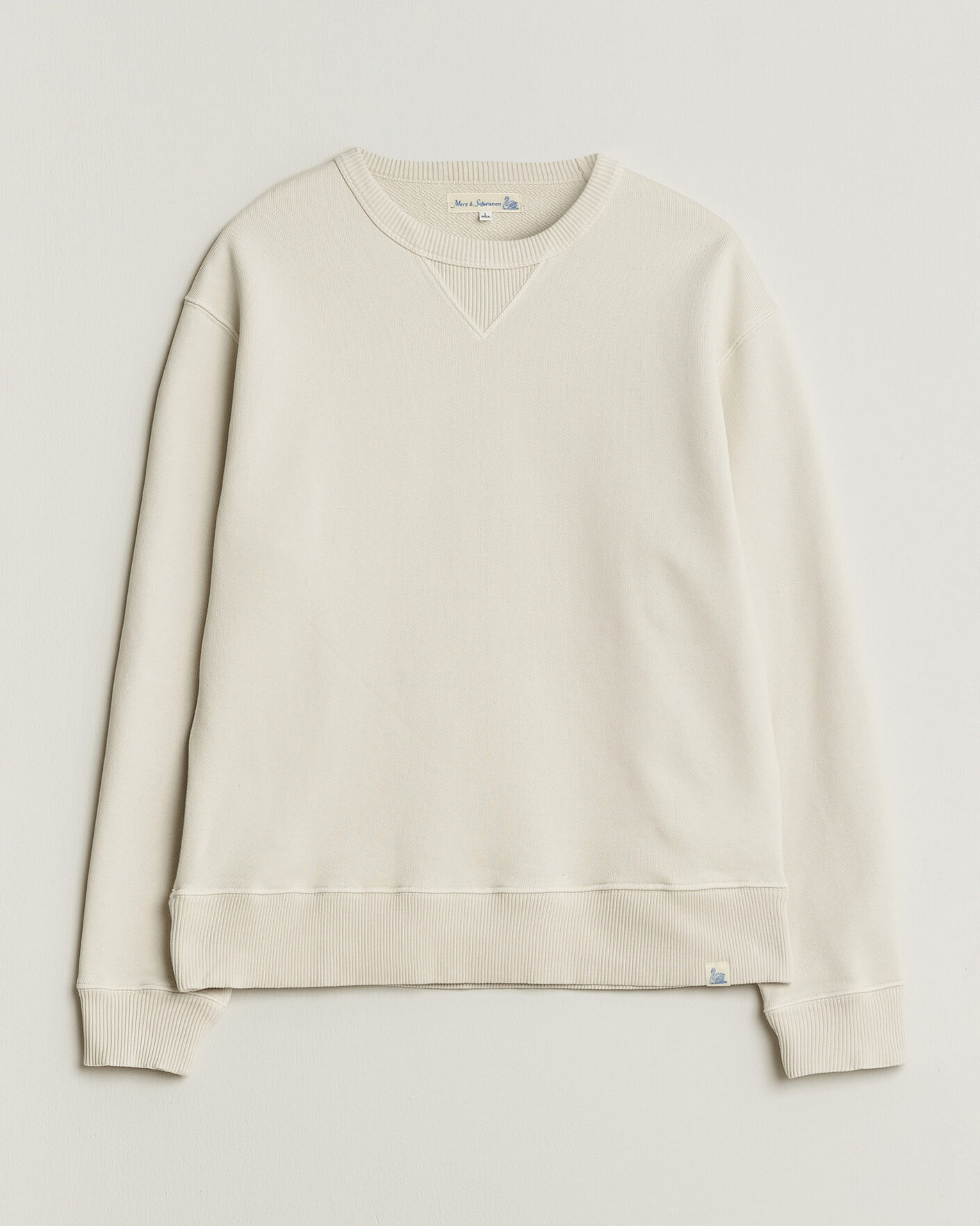 Herr | Tröjor | Merz b. Schwanen | Classic Fit Authentic Fleece Sweatshirt Nature