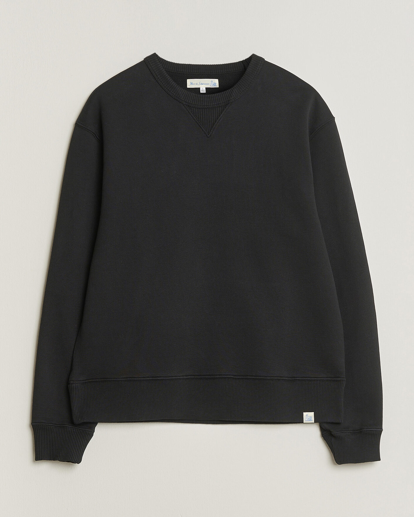 Herr | Tröjor | Merz b. Schwanen | Classic Fit Authentic Fleece Sweatshirt Black