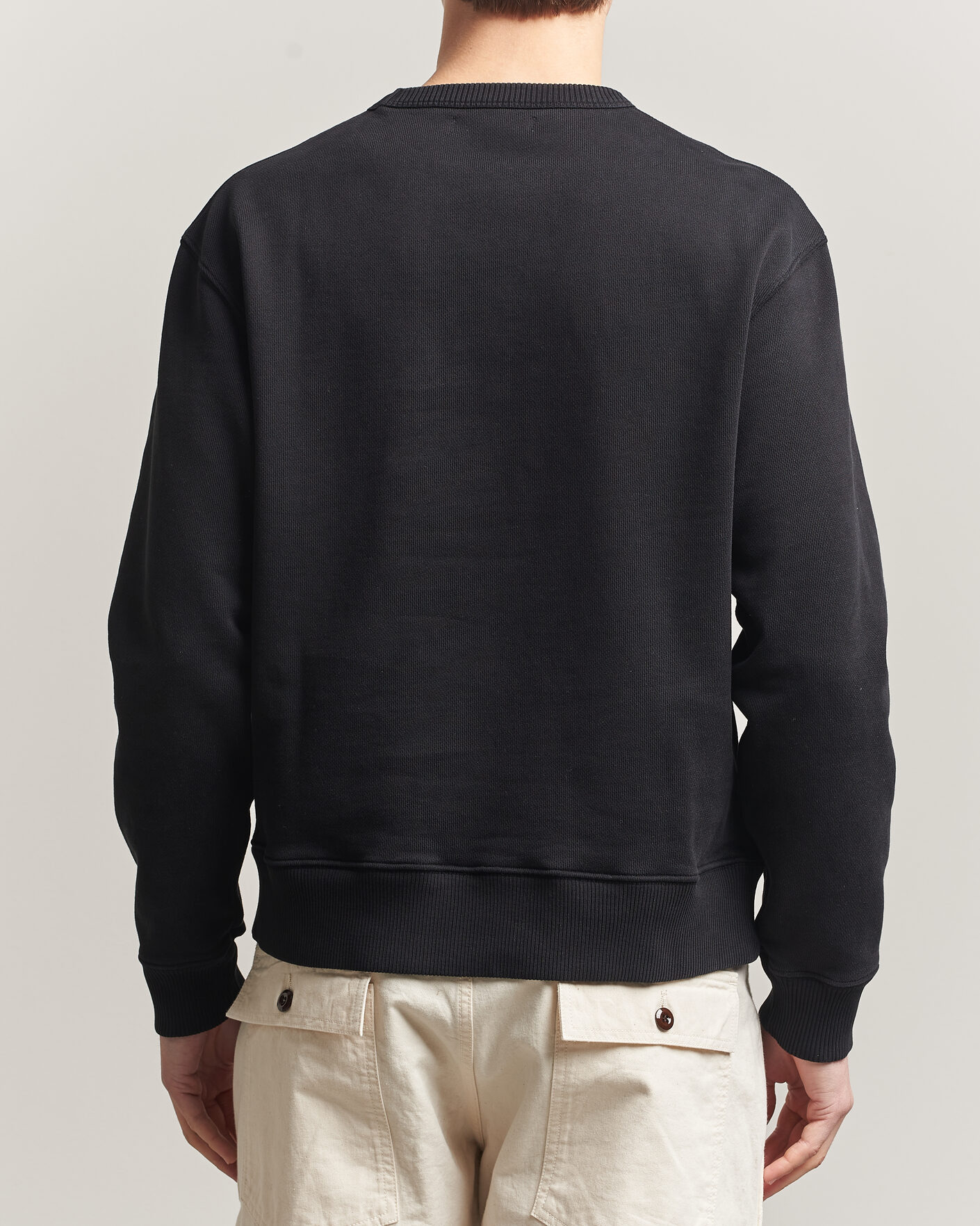 Herr | Tröjor | Merz b. Schwanen | Classic Fit Authentic Fleece Sweatshirt Black