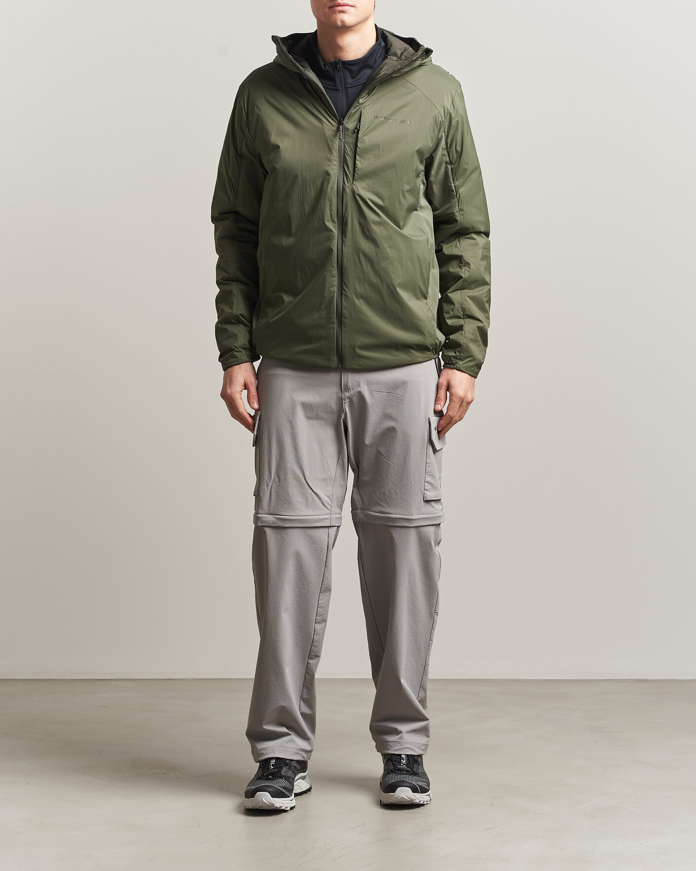 Herr | Jackor | Peak Performance | Freelight Reversible Hooded Jacket Pine Needle