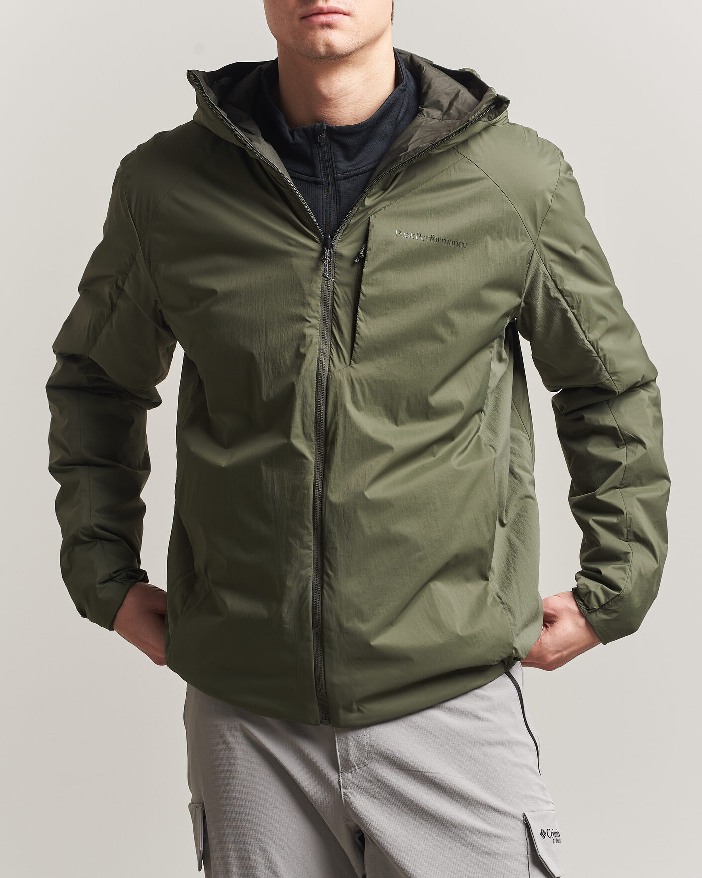 Herr | Jackor | Peak Performance | Freelight Reversible Hooded Jacket Pine Needle