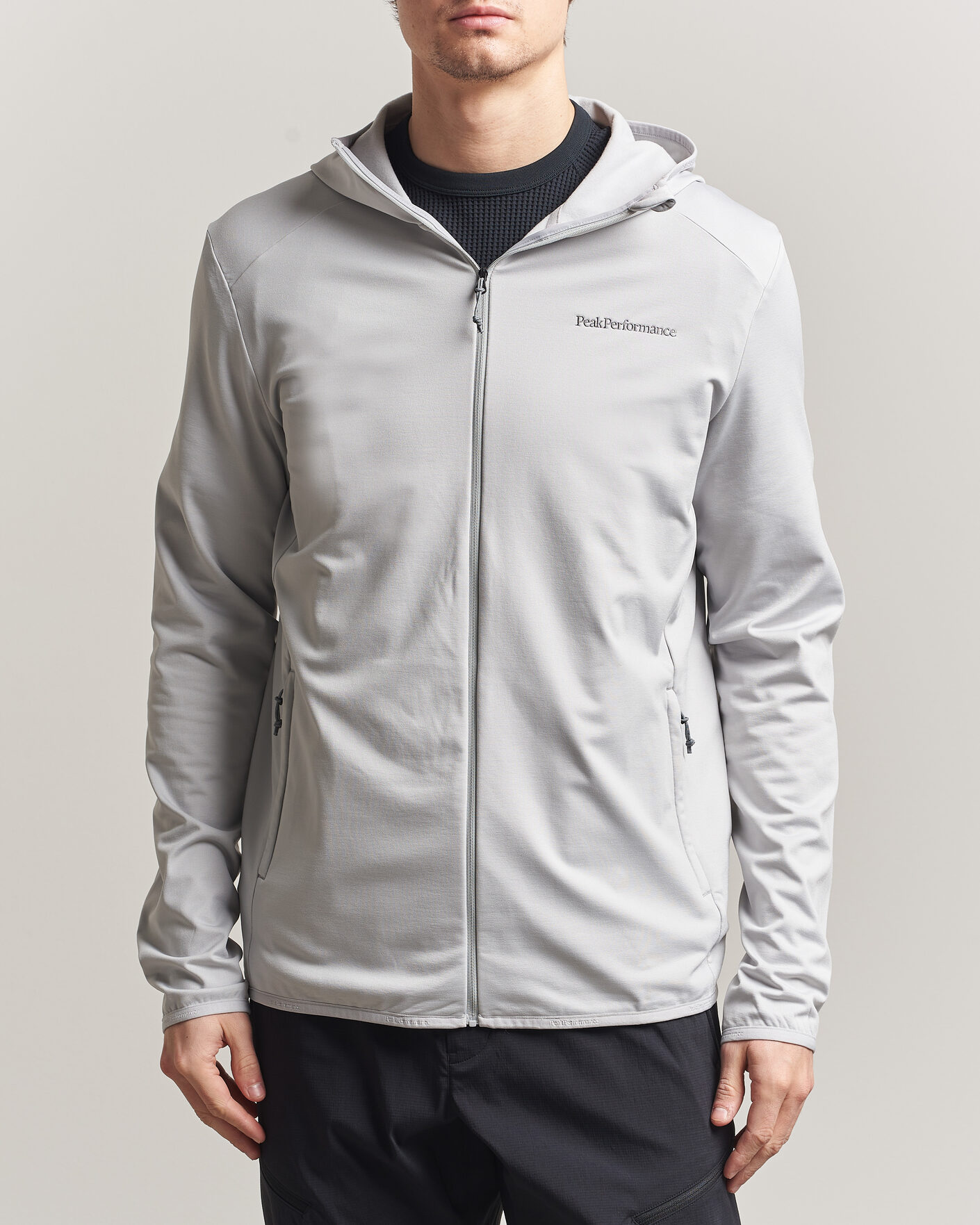 Herr | Tröjor | Peak Performance | Light Hooded Full Zip Summit Smoke