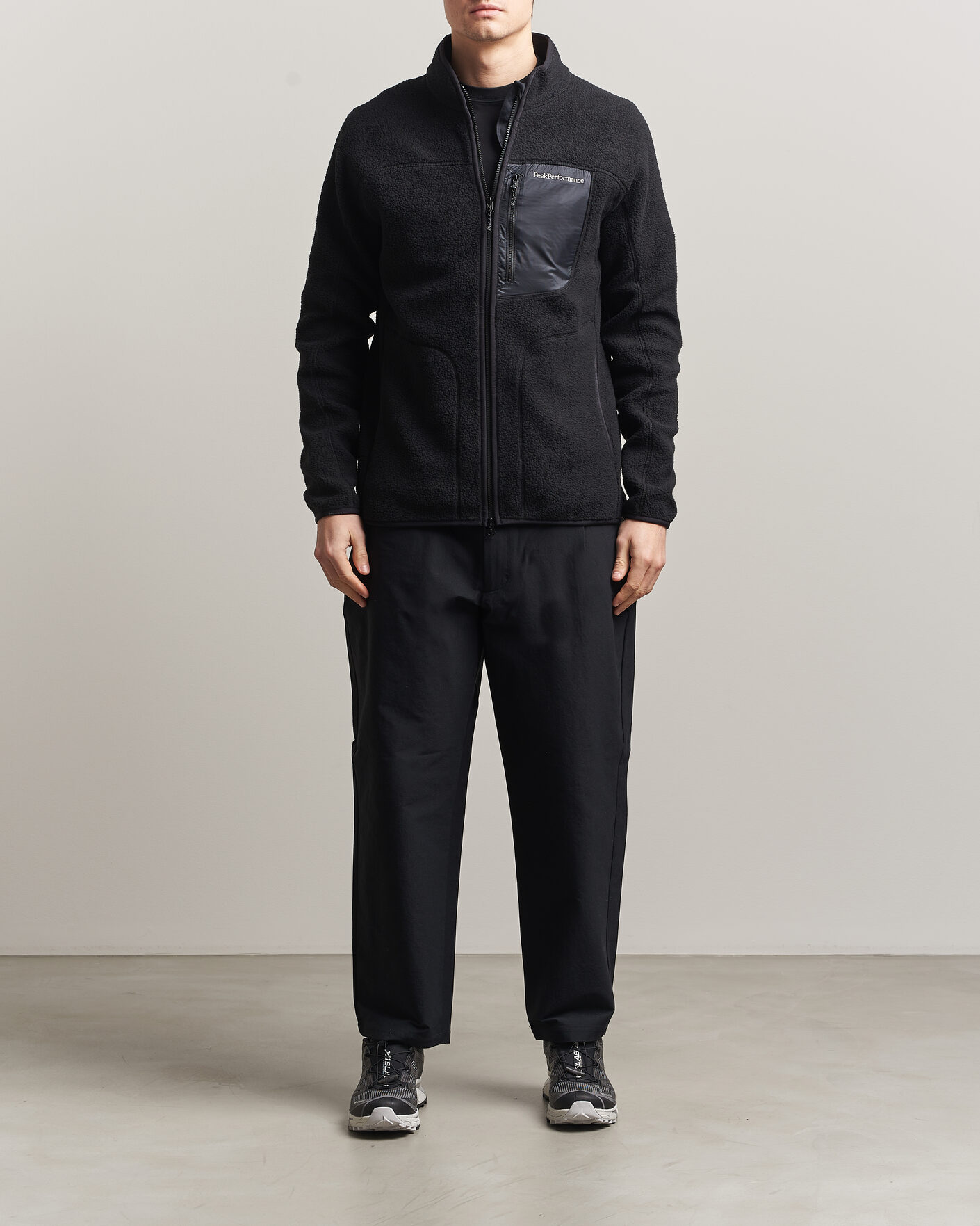 Herr | Tröjor | Peak Performance | Nature Rush Pile Full Zip Black
