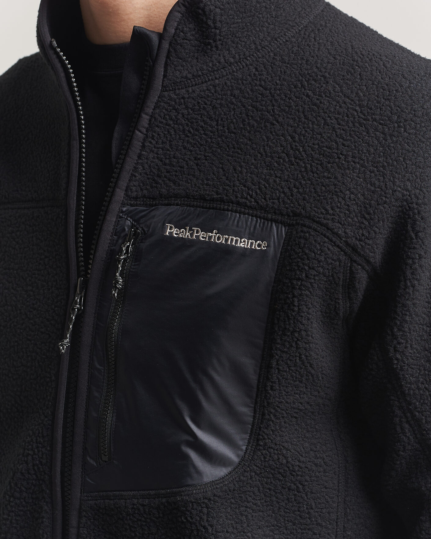 Herr | Tröjor | Peak Performance | Nature Rush Pile Full Zip Black