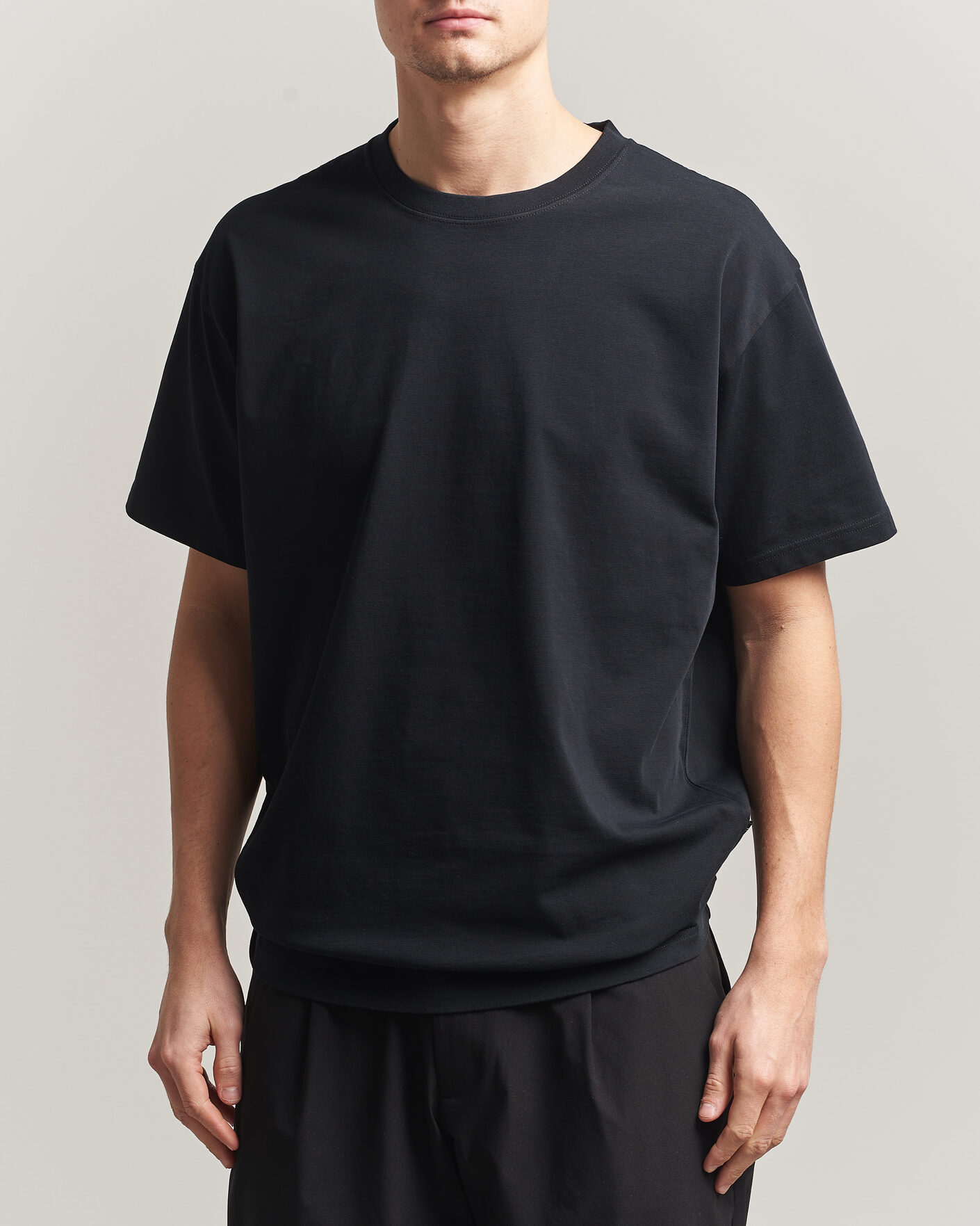 Herr | T-Shirts | Peak Performance | Heavy Cotton T-Shirt Black