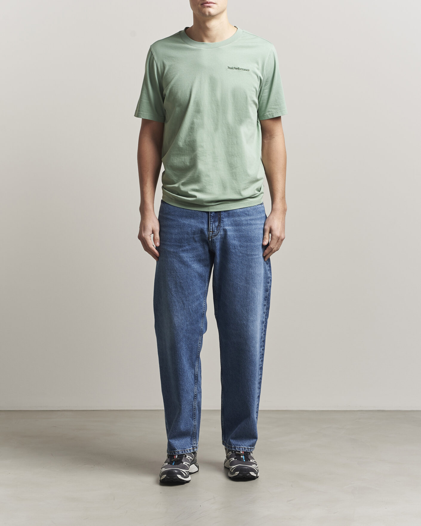 Herr | T-Shirts | Peak Performance | Original Crew Neck T-Shirt Green Valley
