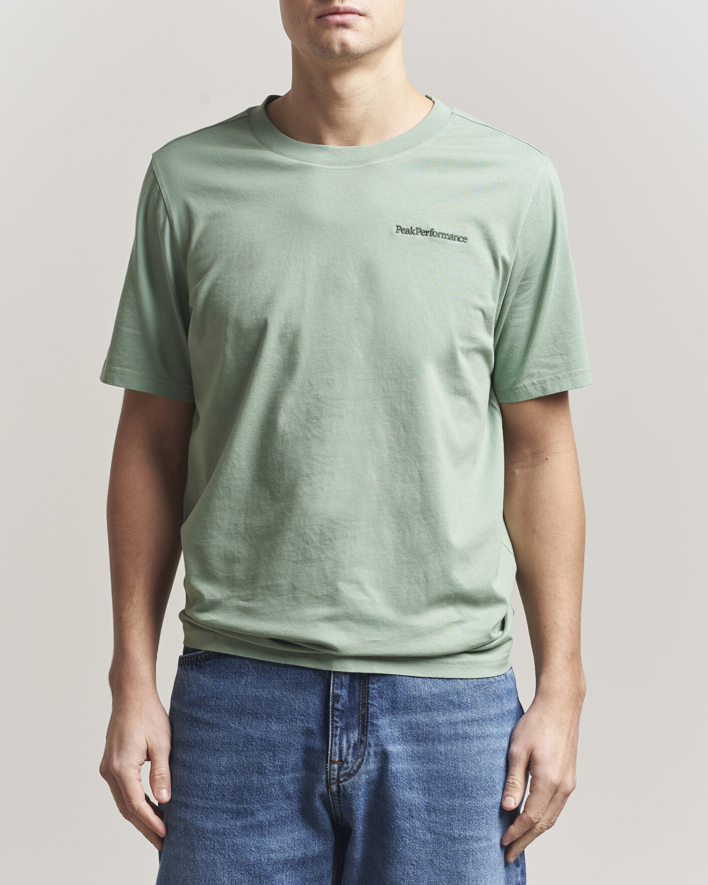 Herr | T-Shirts | Peak Performance | Original Crew Neck T-Shirt Green Valley