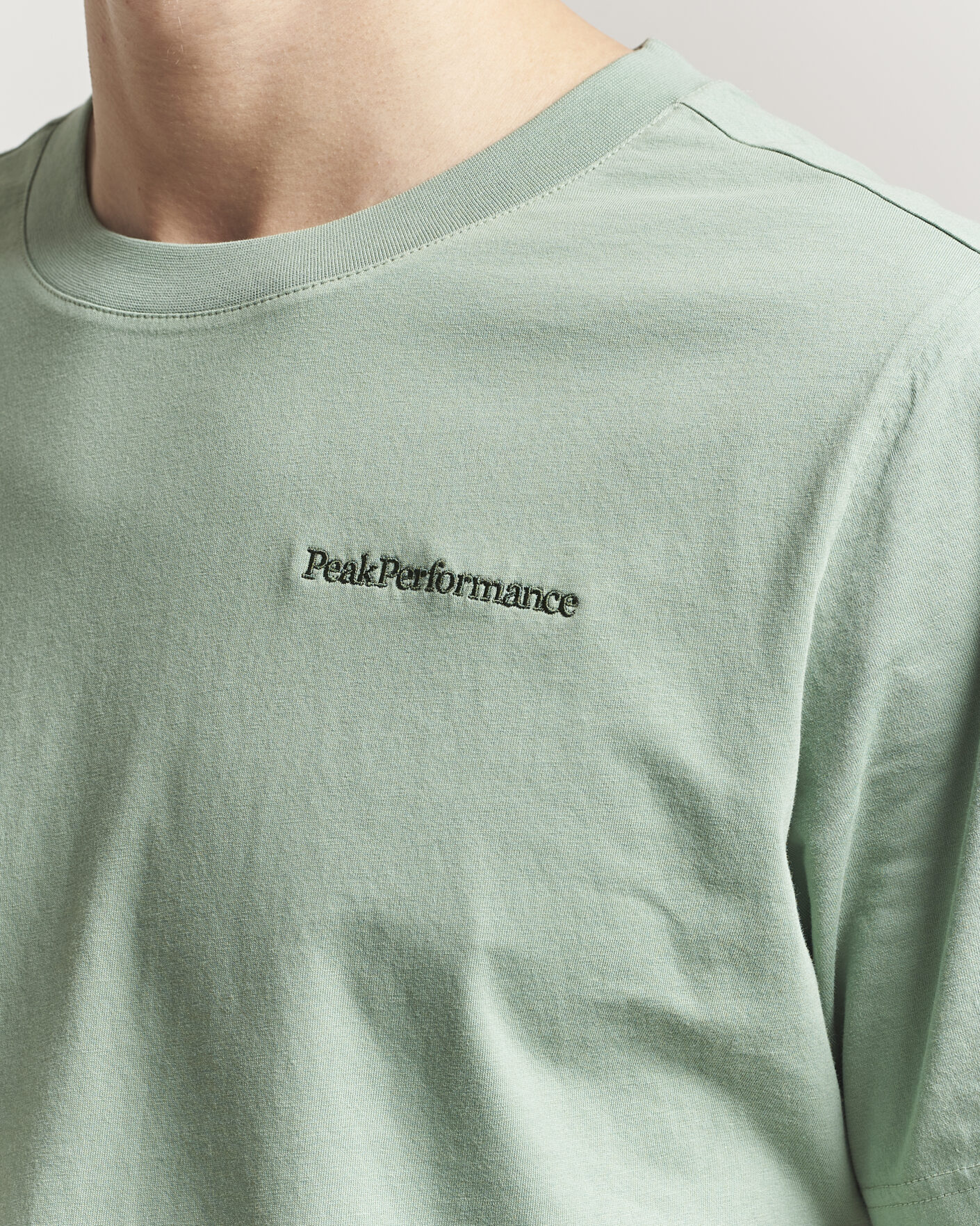 Herr | T-Shirts | Peak Performance | Original Crew Neck T-Shirt Green Valley