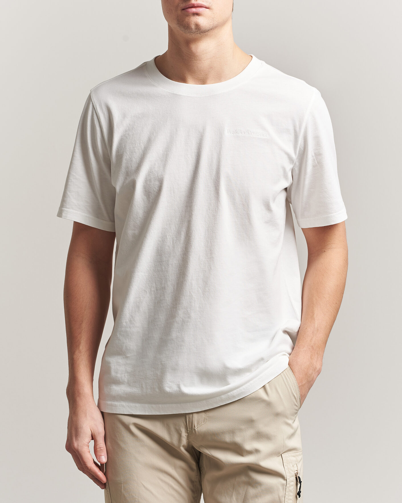 Herr | T-Shirts | Peak Performance | Original Crew Neck T-Shirt Off White