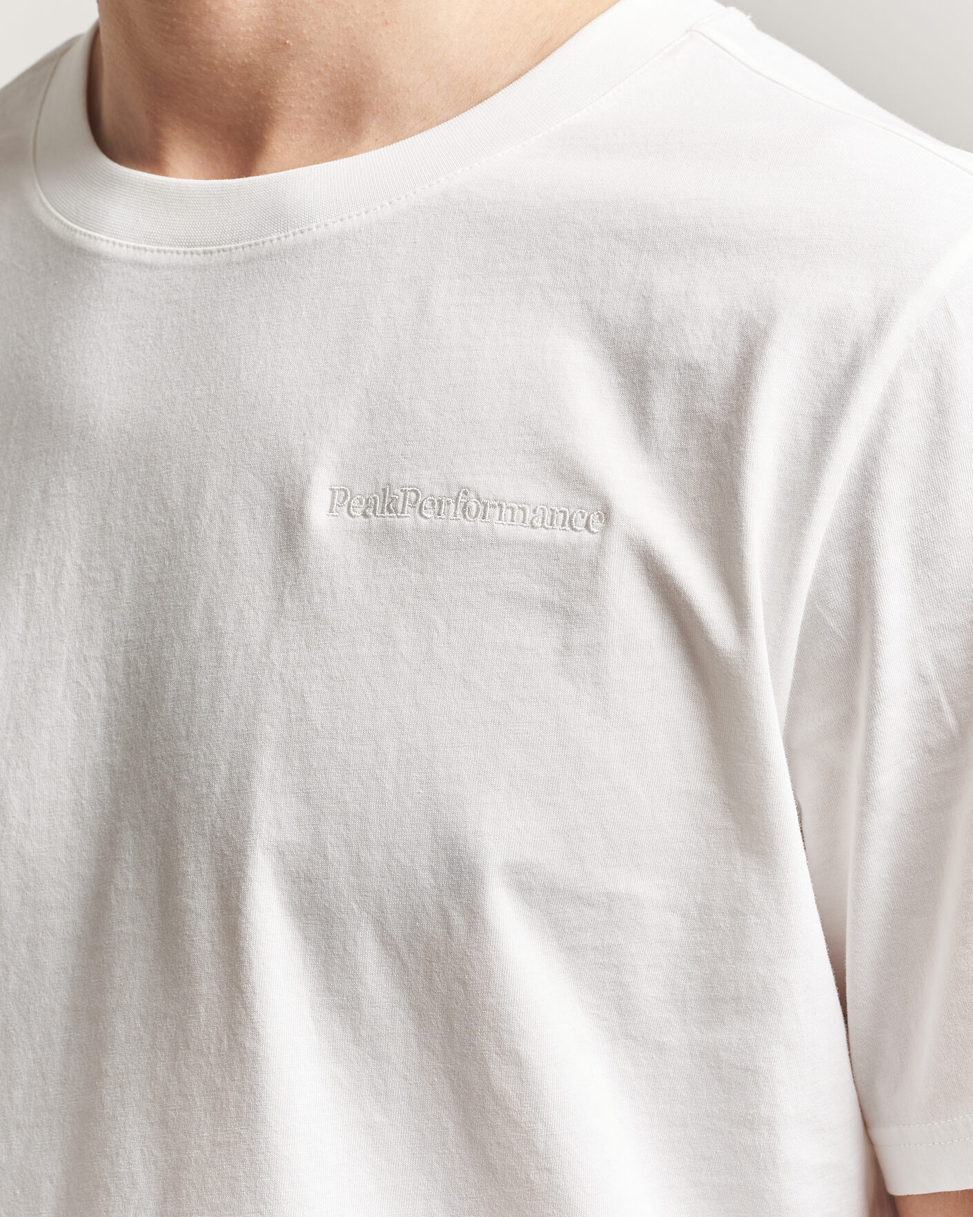 Herr | T-Shirts | Peak Performance | Original Crew Neck T-Shirt Off White