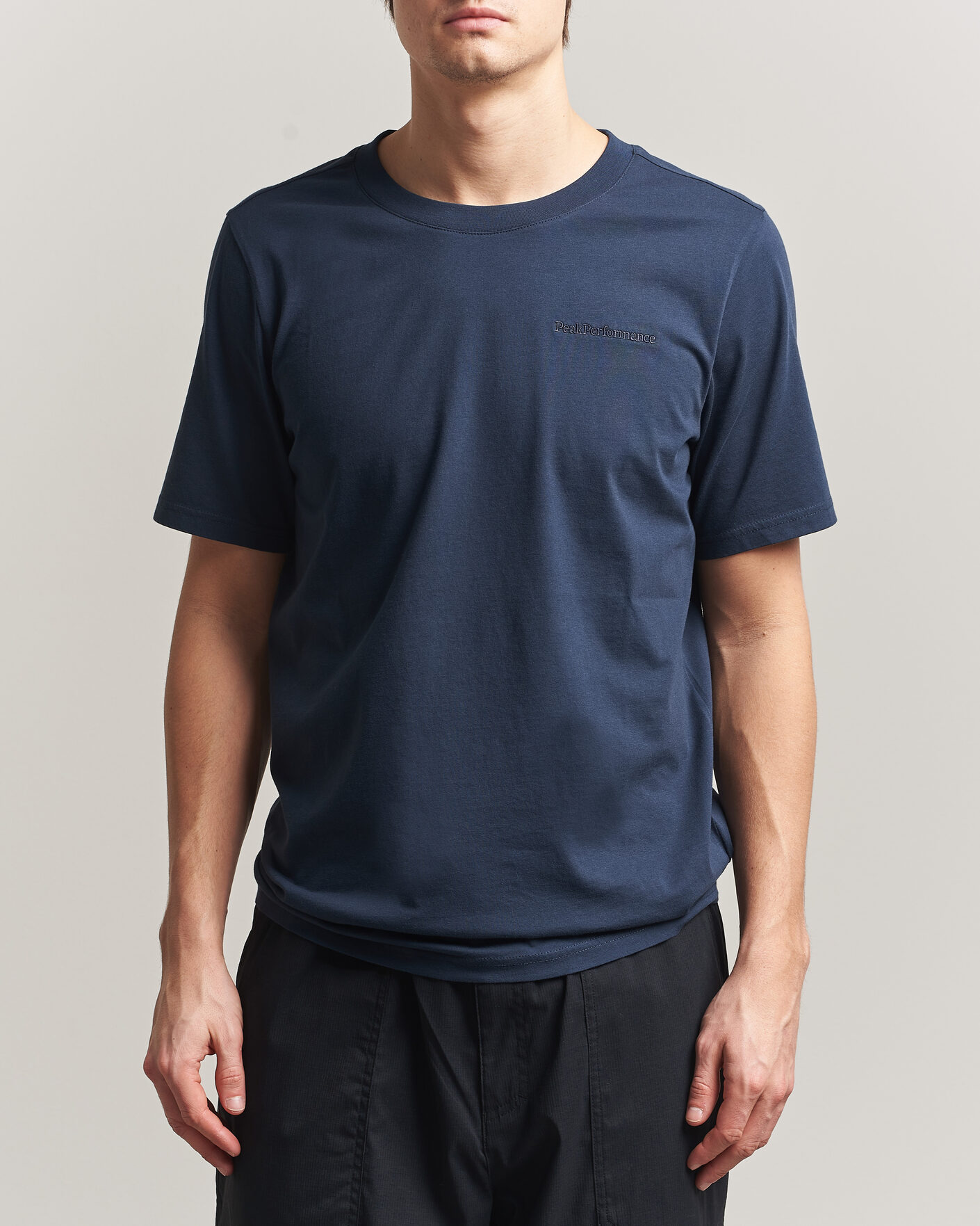 Herr | T-Shirts | Peak Performance | Original Crew Neck T-Shirt Blue Shadow