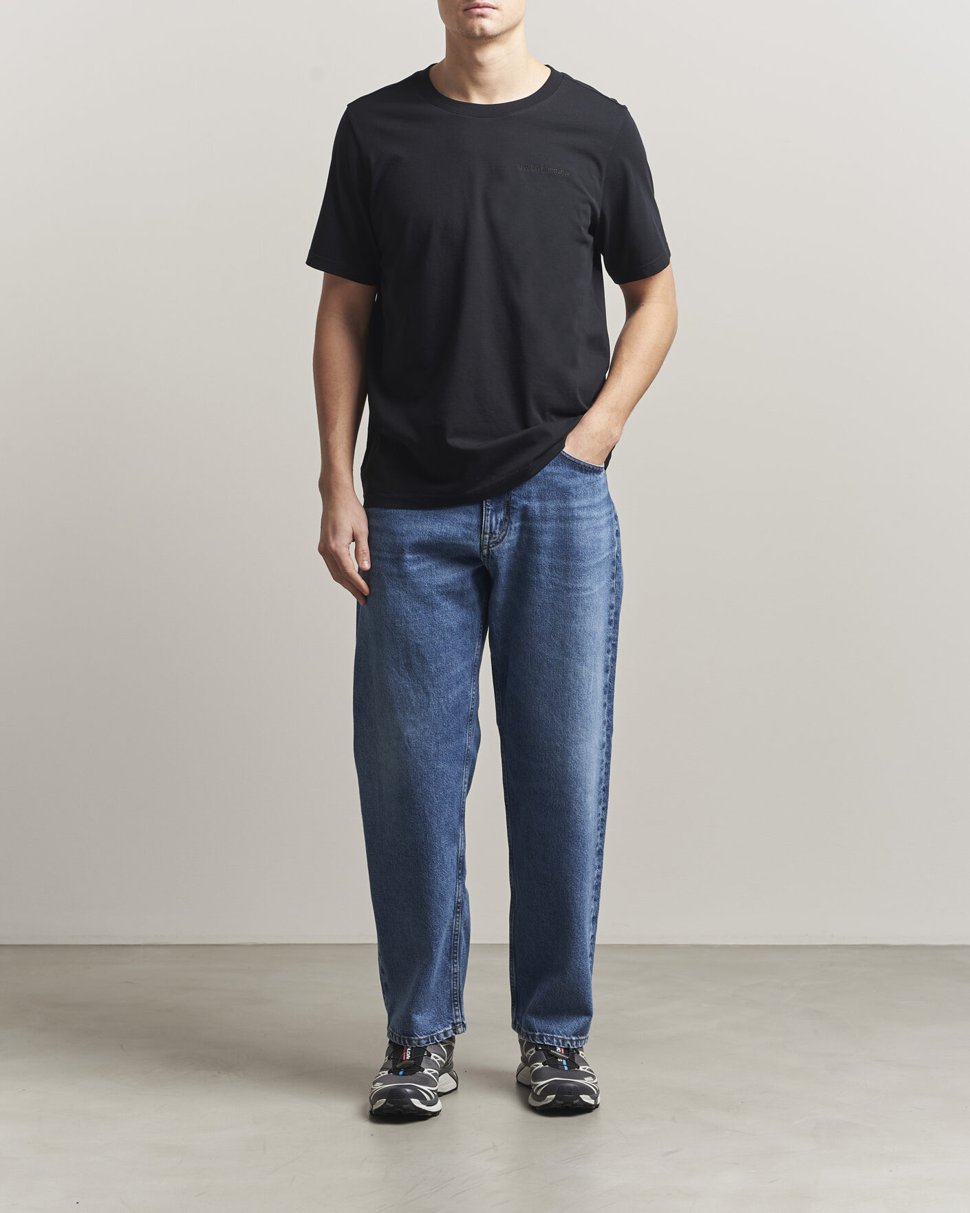 Herr | T-Shirts | Peak Performance | Original Crew Neck T-Shirt Black