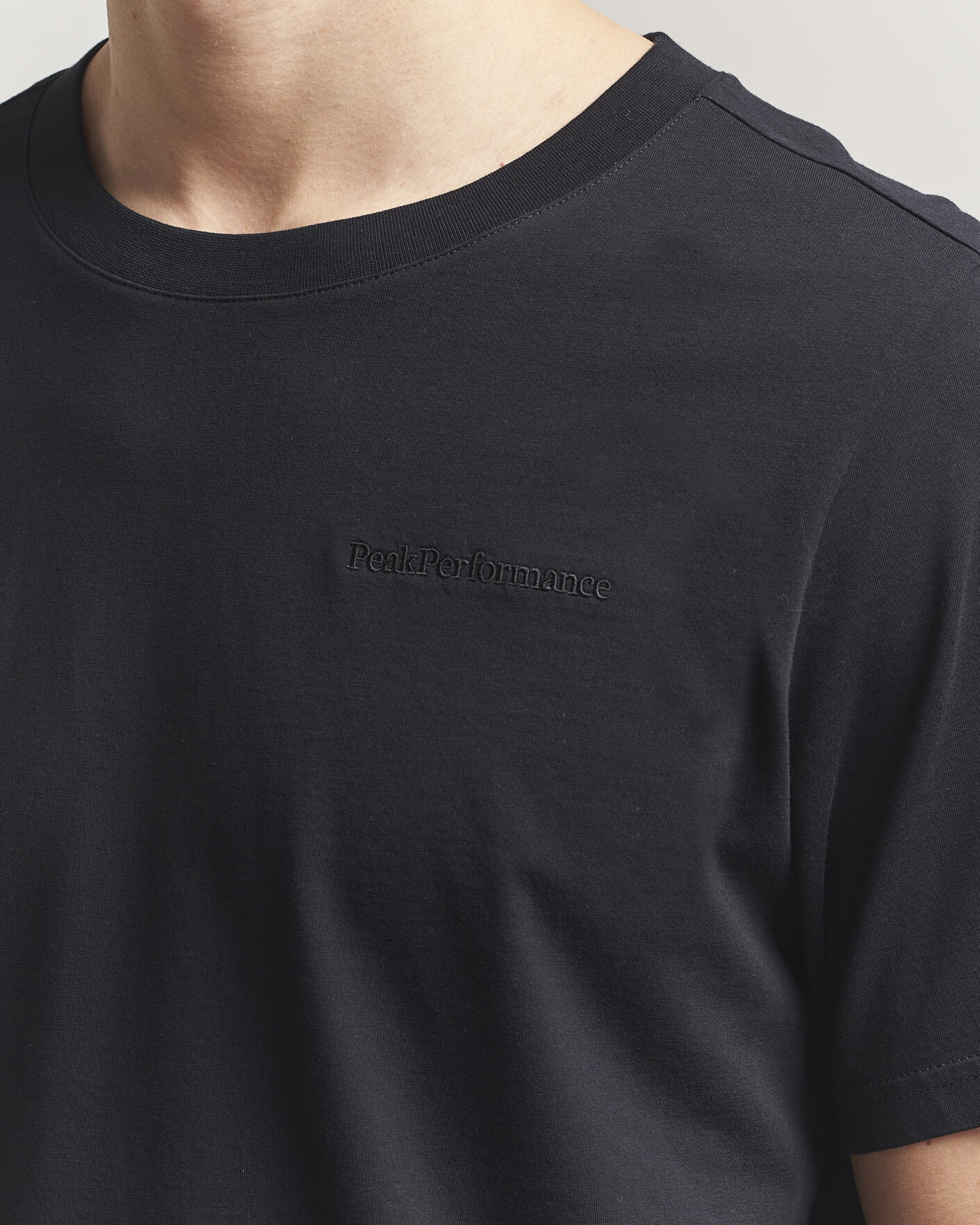 Herr | T-Shirts | Peak Performance | Original Crew Neck T-Shirt Black