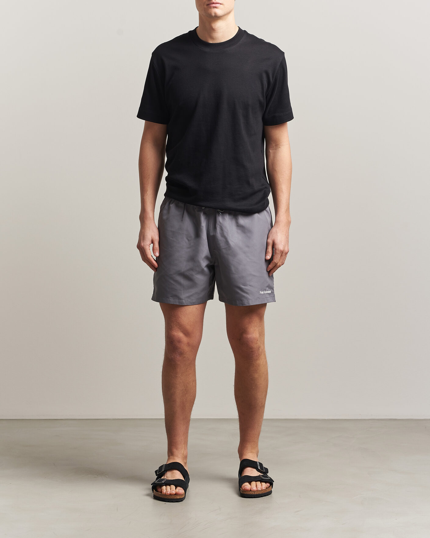 Herr | Badbyxor | Peak Performance | Swimshorts Quite Grey