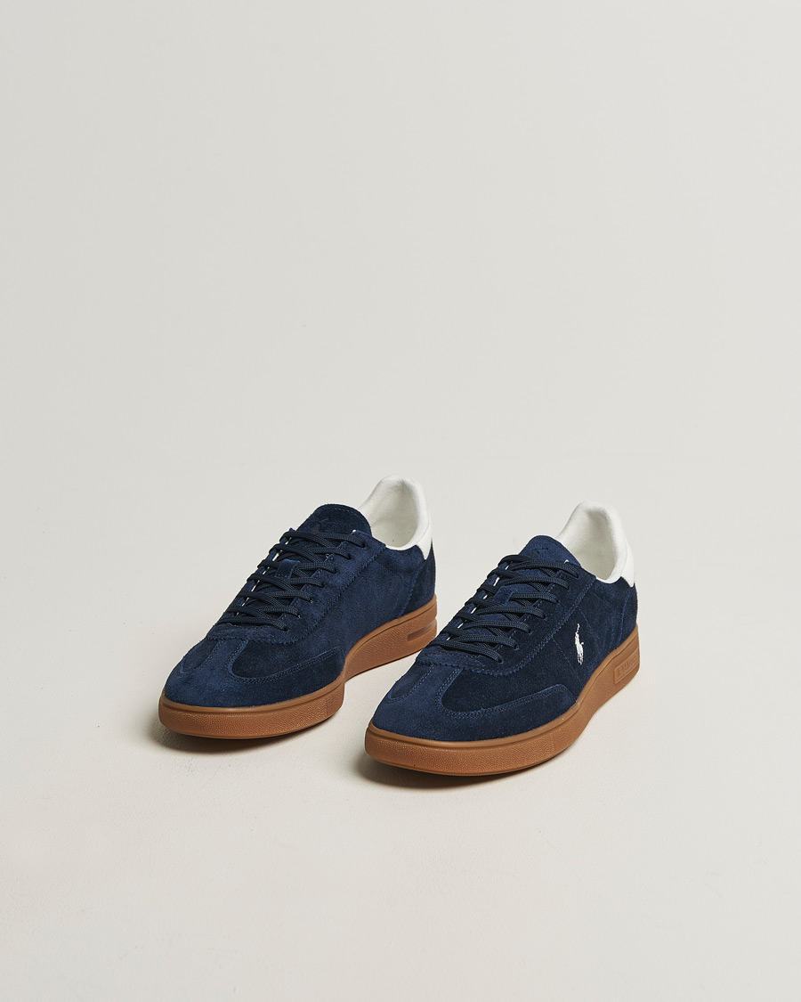 Herr | Sneakers | Polo Ralph Lauren | Bedford Suede Sneakers Navy/Deckwash White