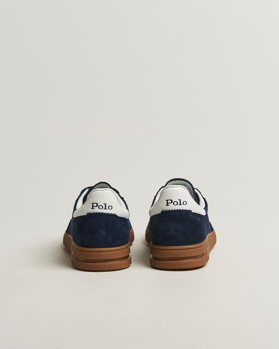Herr | Sneakers | Polo Ralph Lauren | Bedford Suede Sneakers Navy/Deckwash White