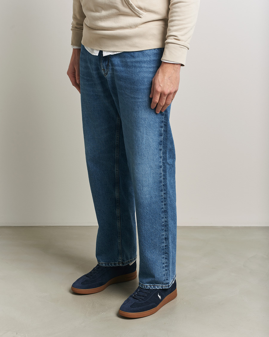 Herr | Sneakers | Polo Ralph Lauren | Bedford Suede Sneakers Navy/Deckwash White