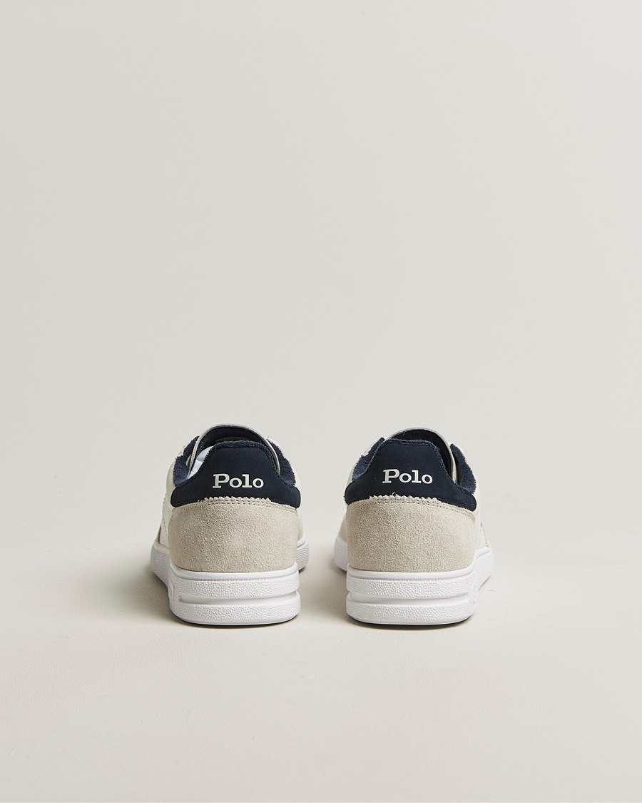 Herr | Sneakers | Polo Ralph Lauren | Bedford Leather/Suede Sneakers White/Navy