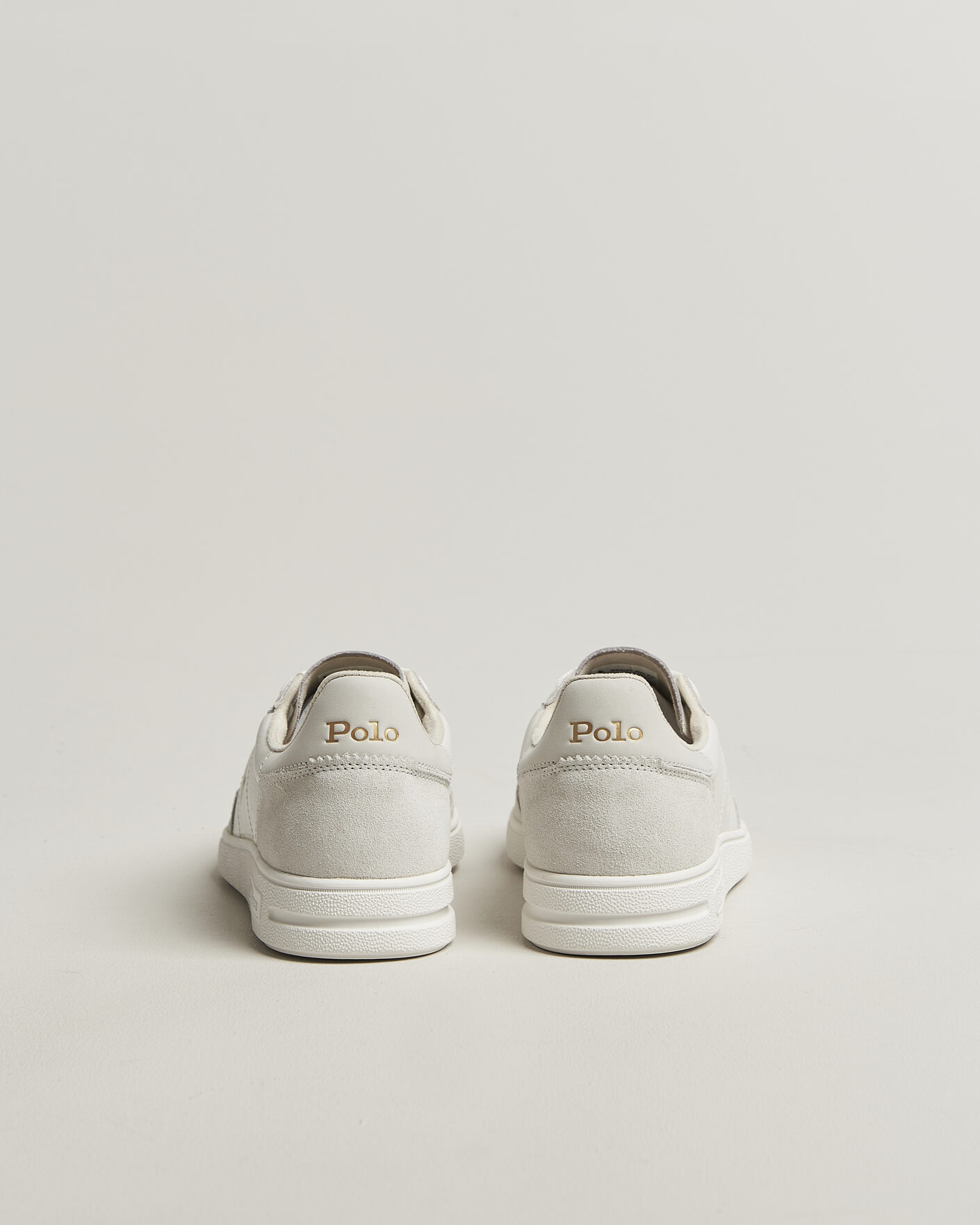 Herr | Sneakers | Polo Ralph Lauren | Bedford Leather/Suede Sneakers Bianco