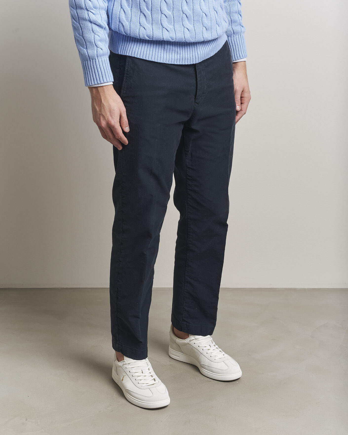 Herr | Sneakers | Polo Ralph Lauren | Bedford Leather/Suede Sneakers Bianco