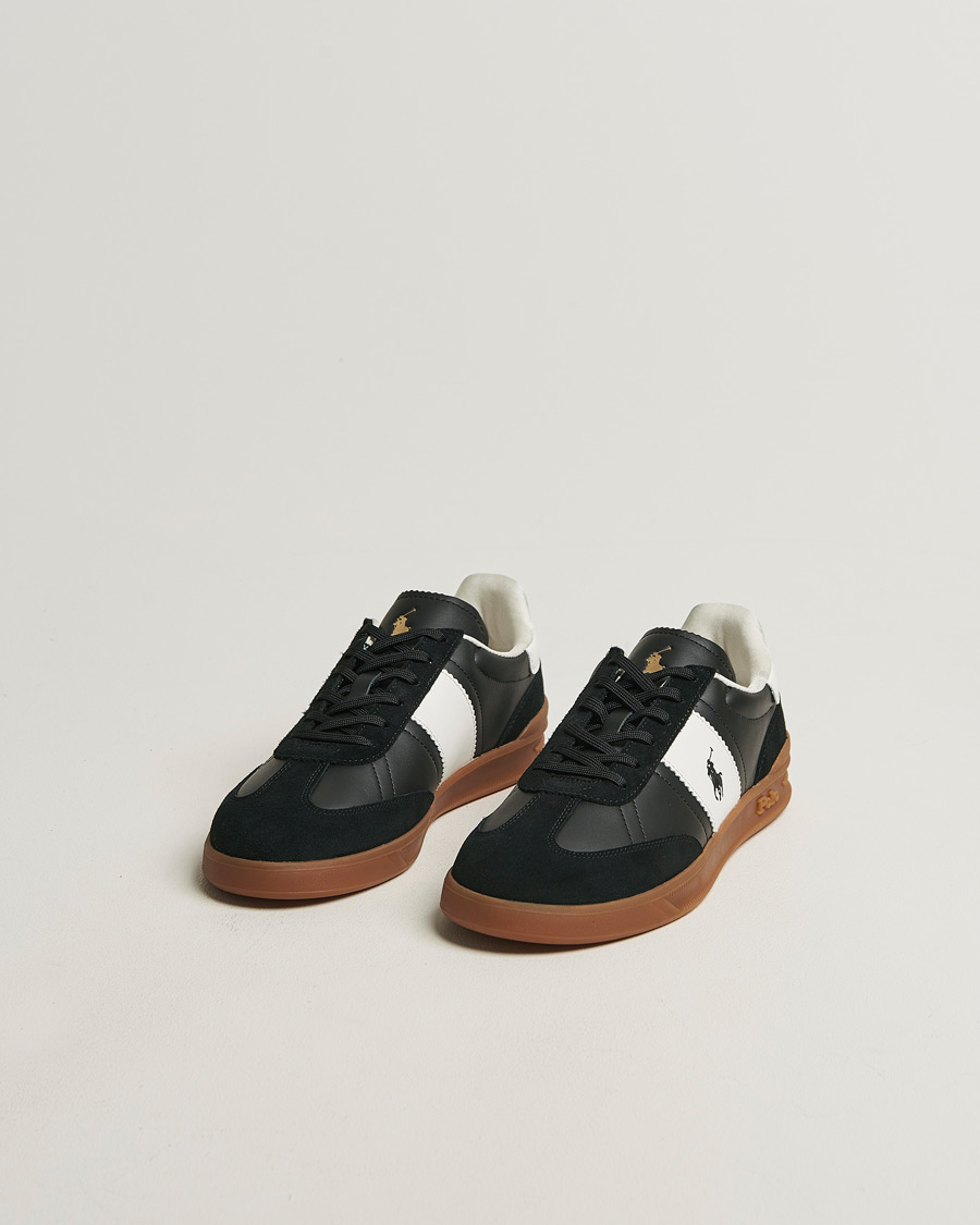 Herr | Sneakers | Polo Ralph Lauren | Aera Leather/Suede Sneakers Black/White