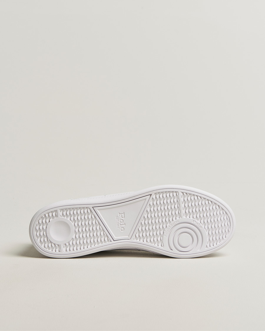 Herr | Sneakers | Polo Ralph Lauren | Aera Grained Leather Sneakers White/Navy