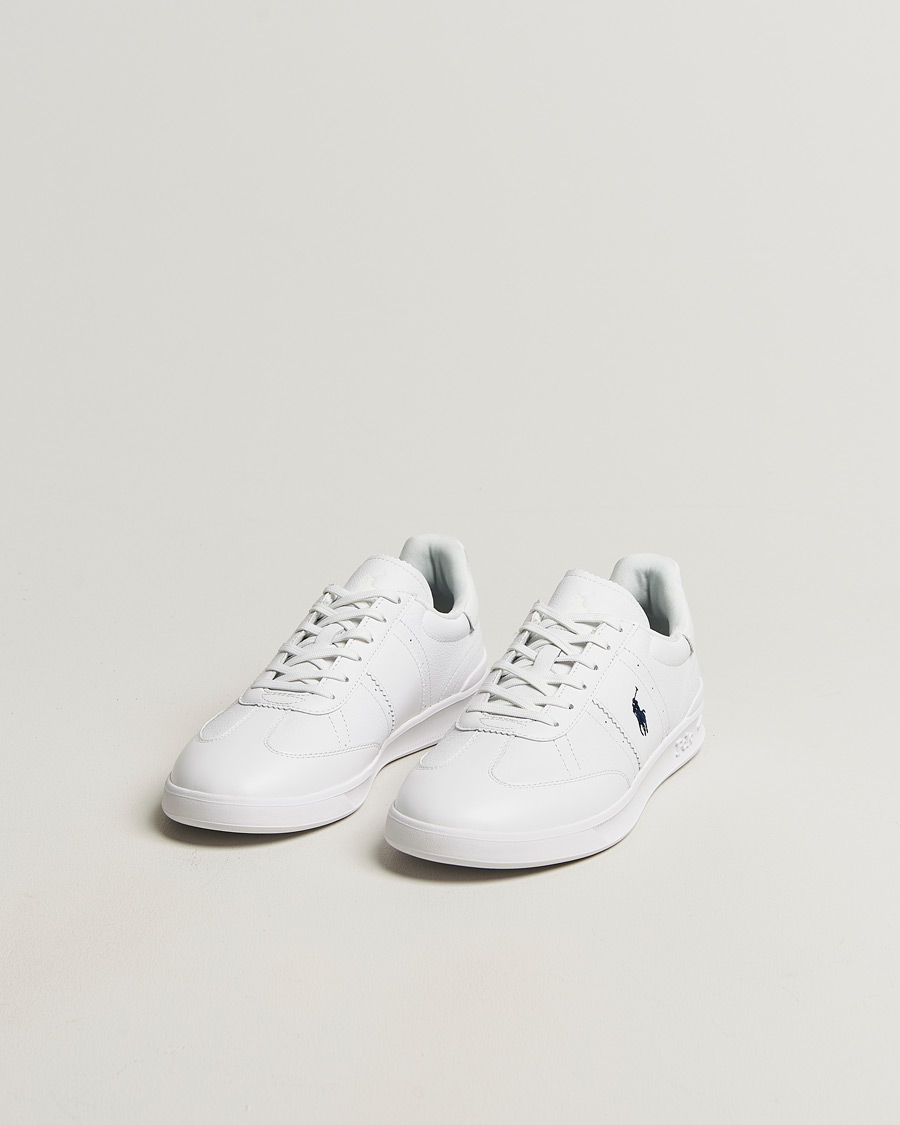 Herr | Sneakers | Polo Ralph Lauren | Aera Grained Leather Sneakers White/Navy