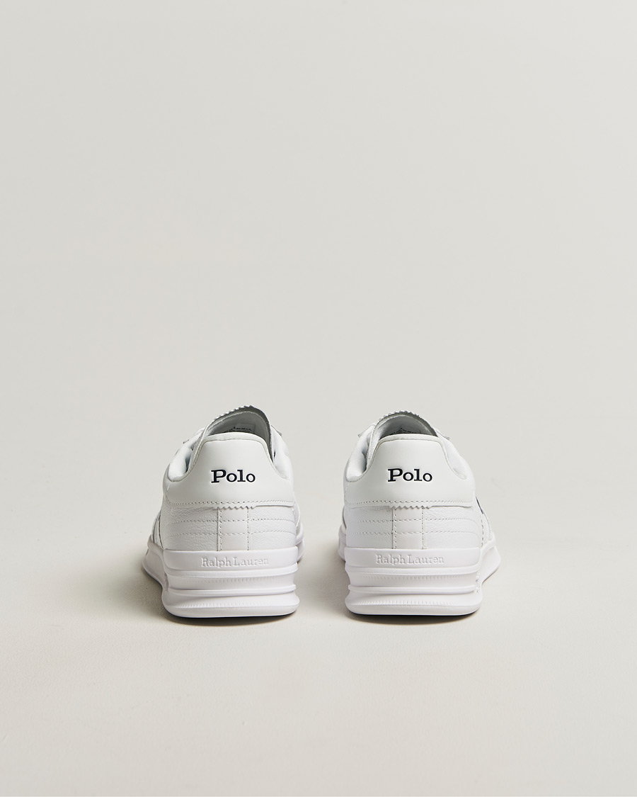 Herr | Sneakers | Polo Ralph Lauren | Aera Grained Leather Sneakers White/Navy