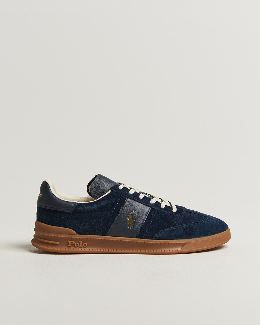 Herr | Sneakers | Polo Ralph Lauren | Aera Suede Sneakers Hunter Navy