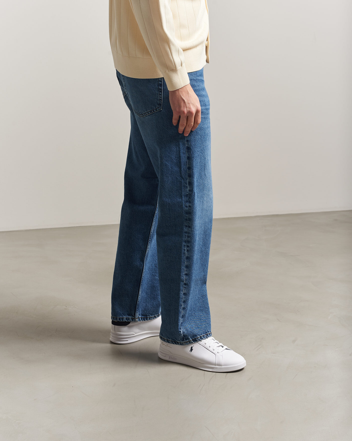 Herr | Sneakers | Polo Ralph Lauren | Heritage Court II Sneakers White/Navy