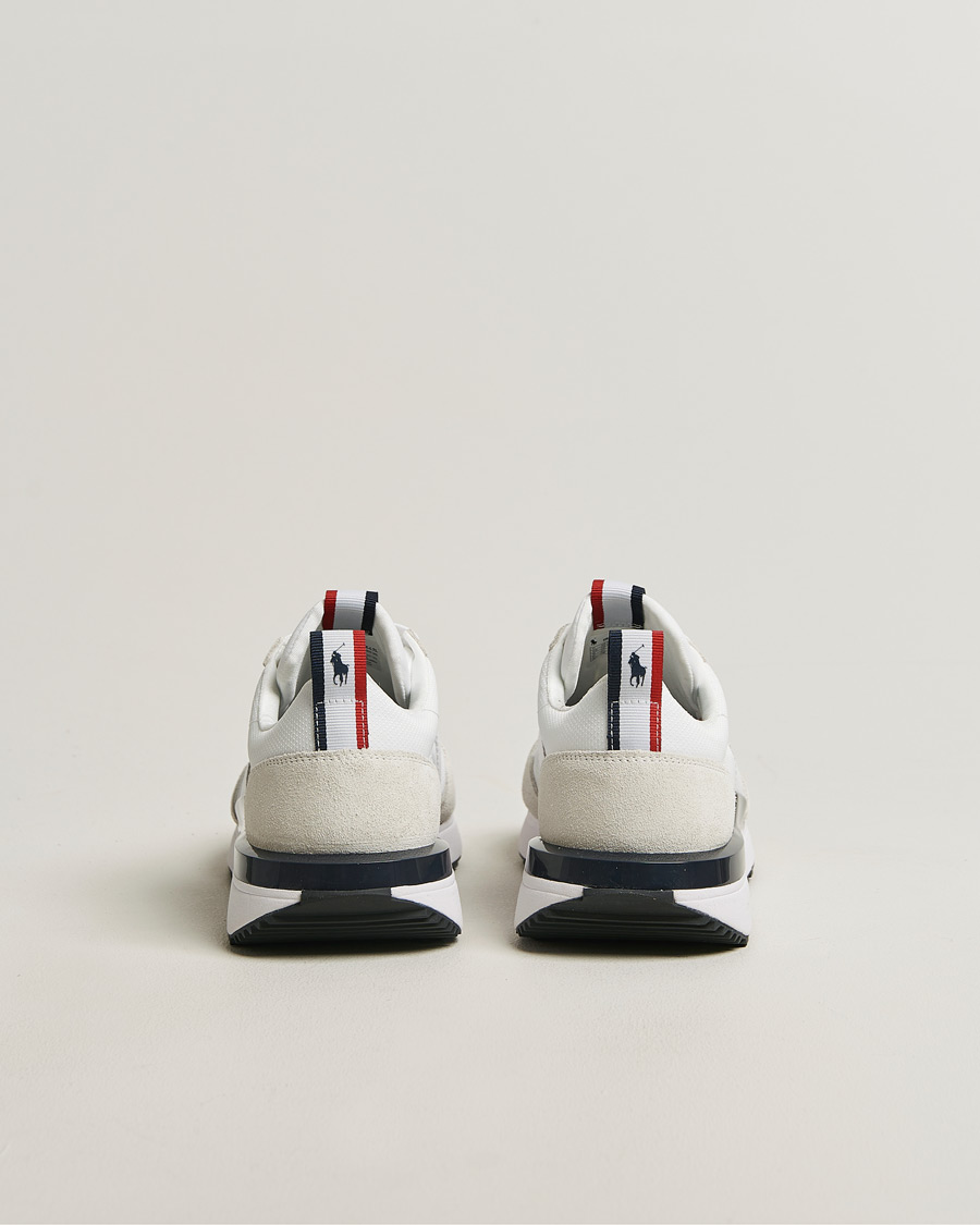 Herr | Sneakers | Polo Ralph Lauren | Train 89 Suede Sneakers White/Navy/Red
