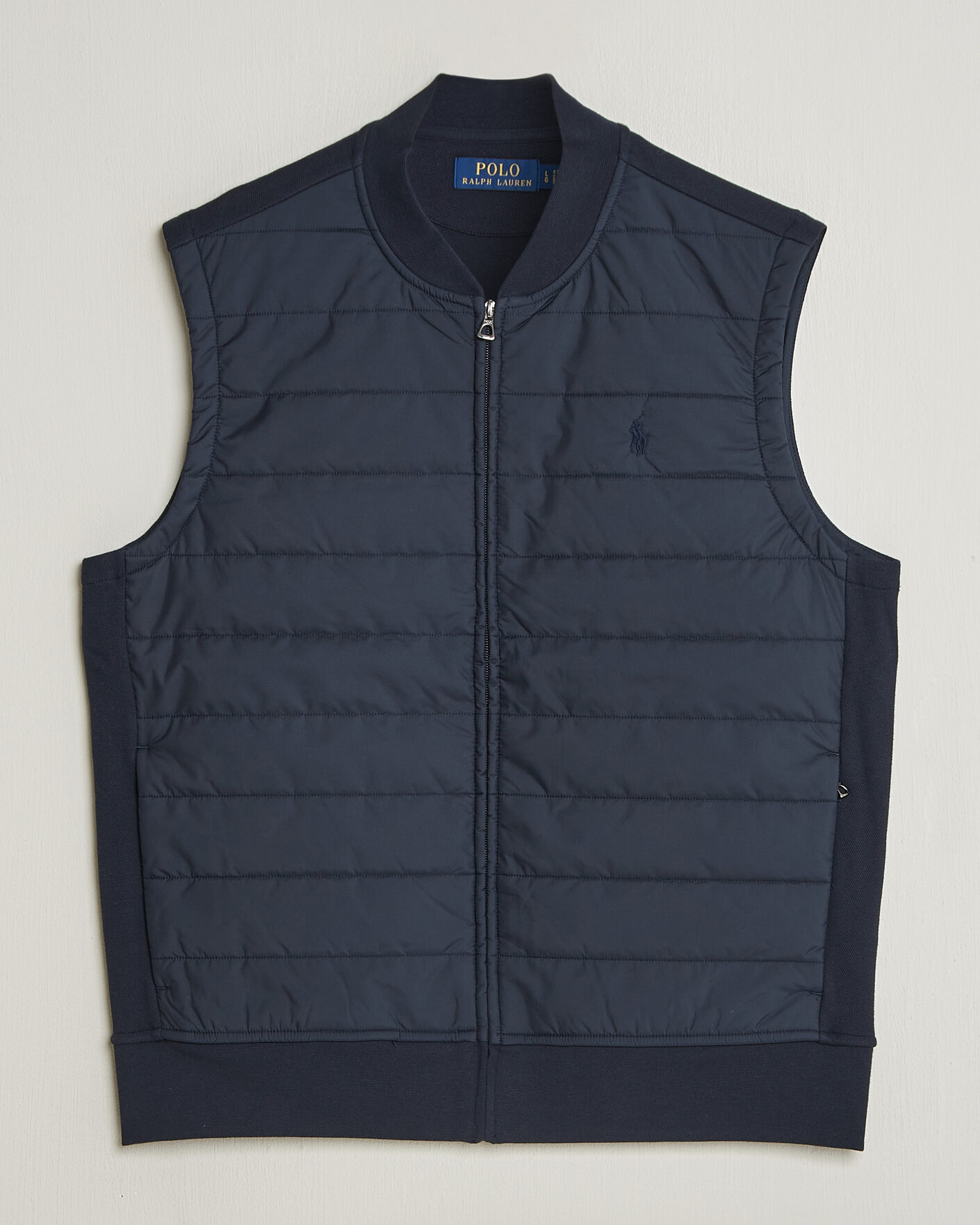 Polo Ralph Lauren Double Knitted Jaquard Vest Aviator Navy | Herr