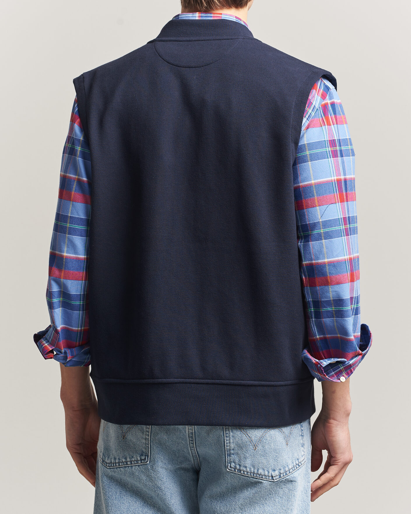 Herr | Västar | Polo Ralph Lauren | Double Knitted Jaquard Vest Aviator Navy