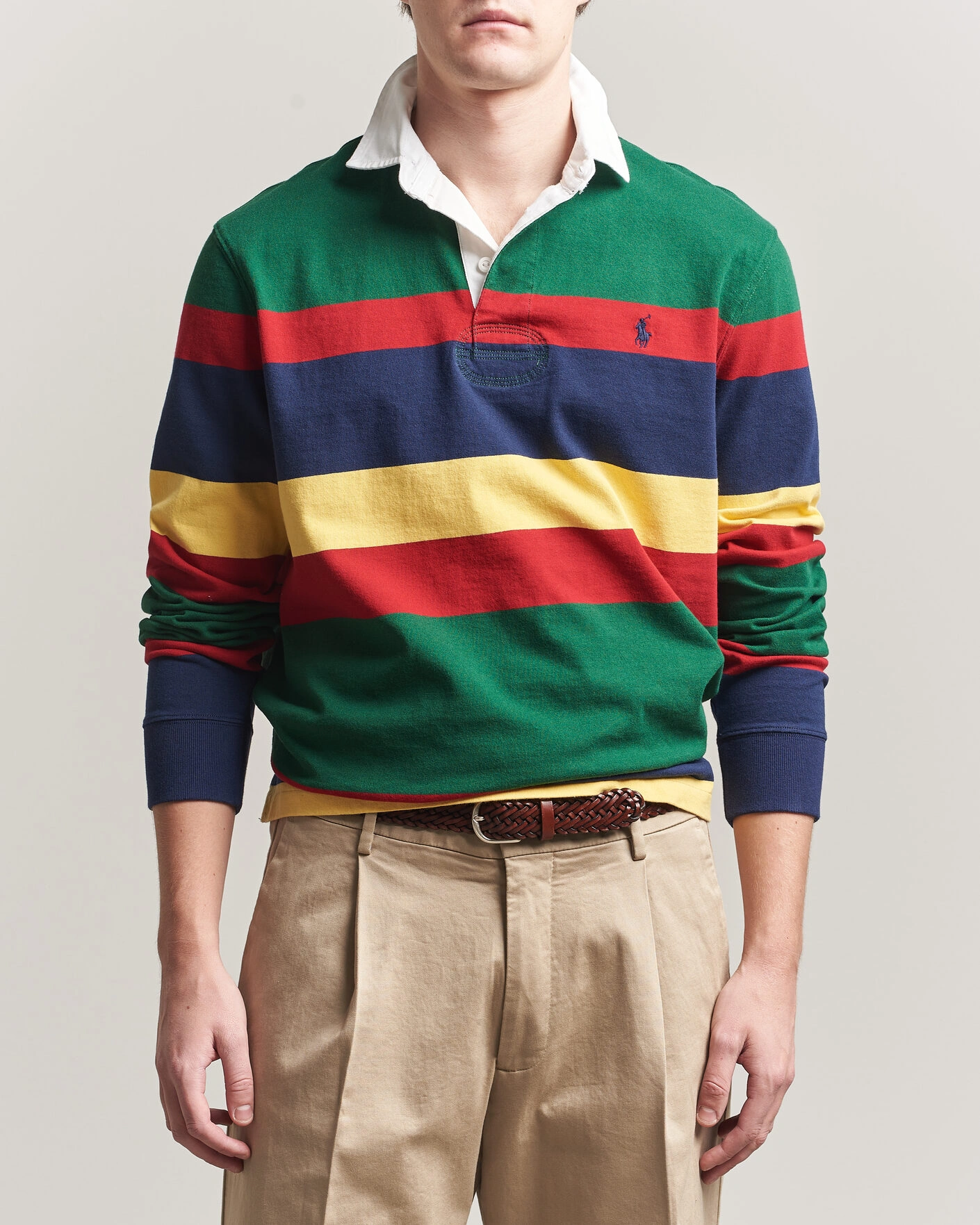 Herr | Tröjor | Polo Ralph Lauren | Jersey Striped Rugger New Forest Multi