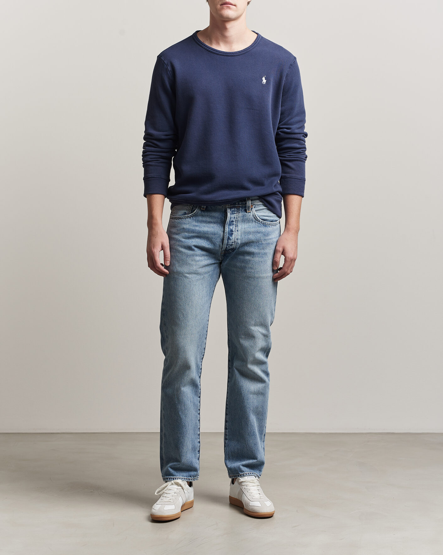 Herr | Tröjor | Polo Ralph Lauren | Island Terry Sweatshirt Newport Navy