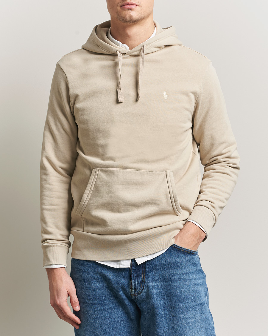 Herr | Tröjor | Polo Ralph Lauren | Loopback Terry Hoodie Stoneware Grey