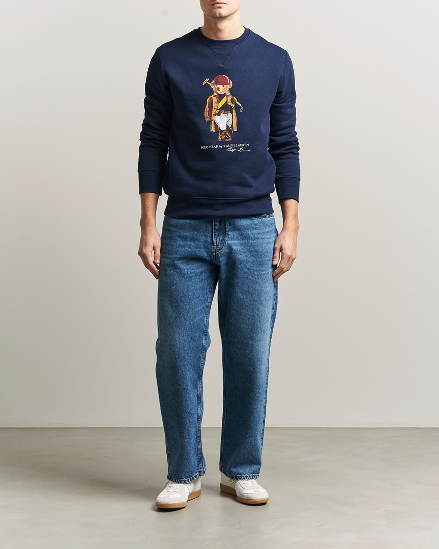 Herr | Tröjor | Polo Ralph Lauren | Fleece Bear Sweatshirt Newport Navy