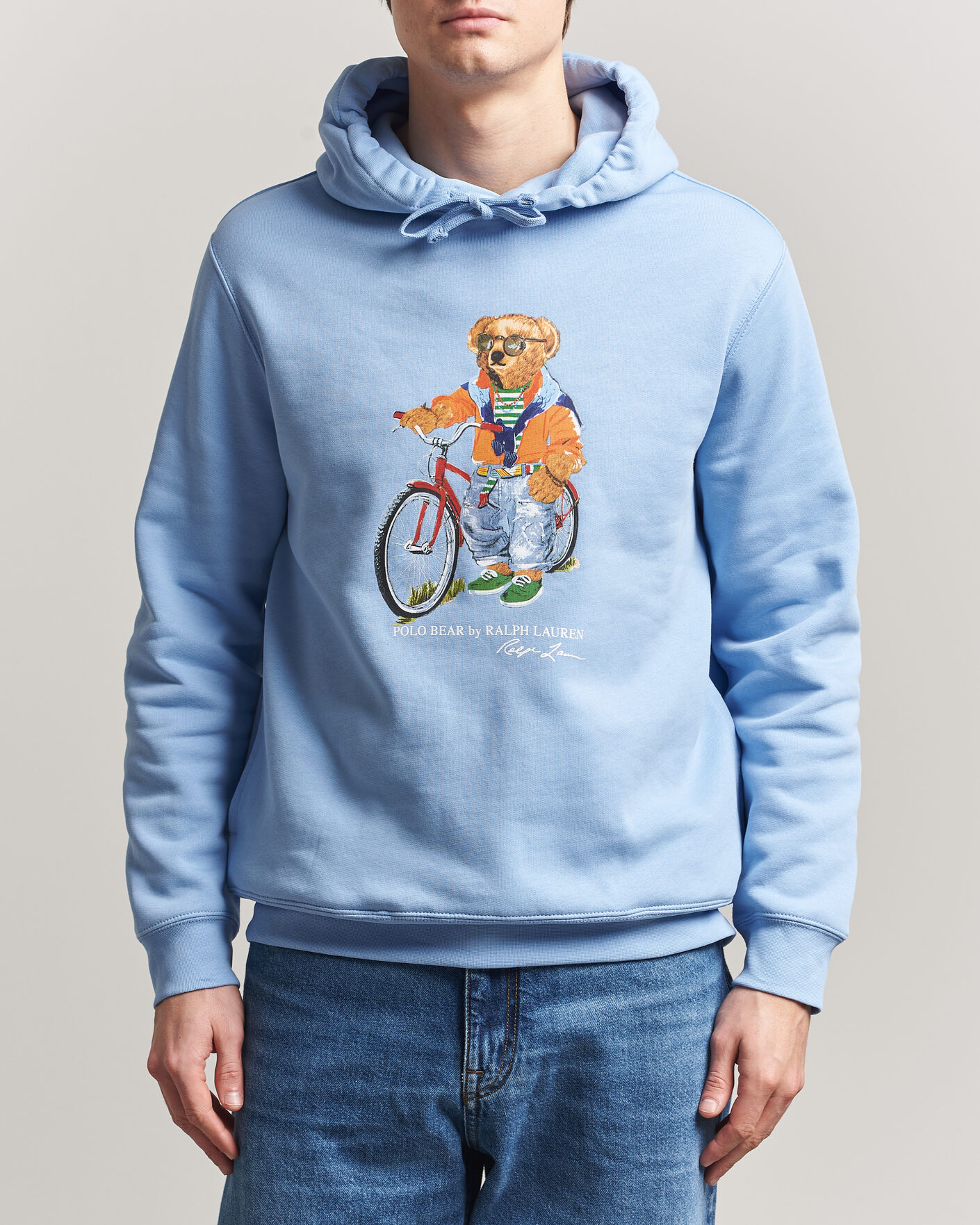 Herr | Tröjor | Polo Ralph Lauren | Fleece Bear Hoodie Austin Blue