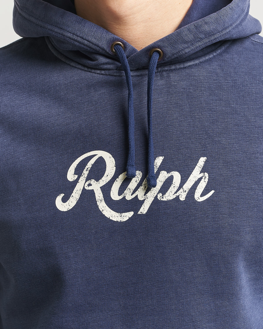Herr | Tröjor | Polo Ralph Lauren | Vintage Fleece Logo Hoodie Dark Cobalt