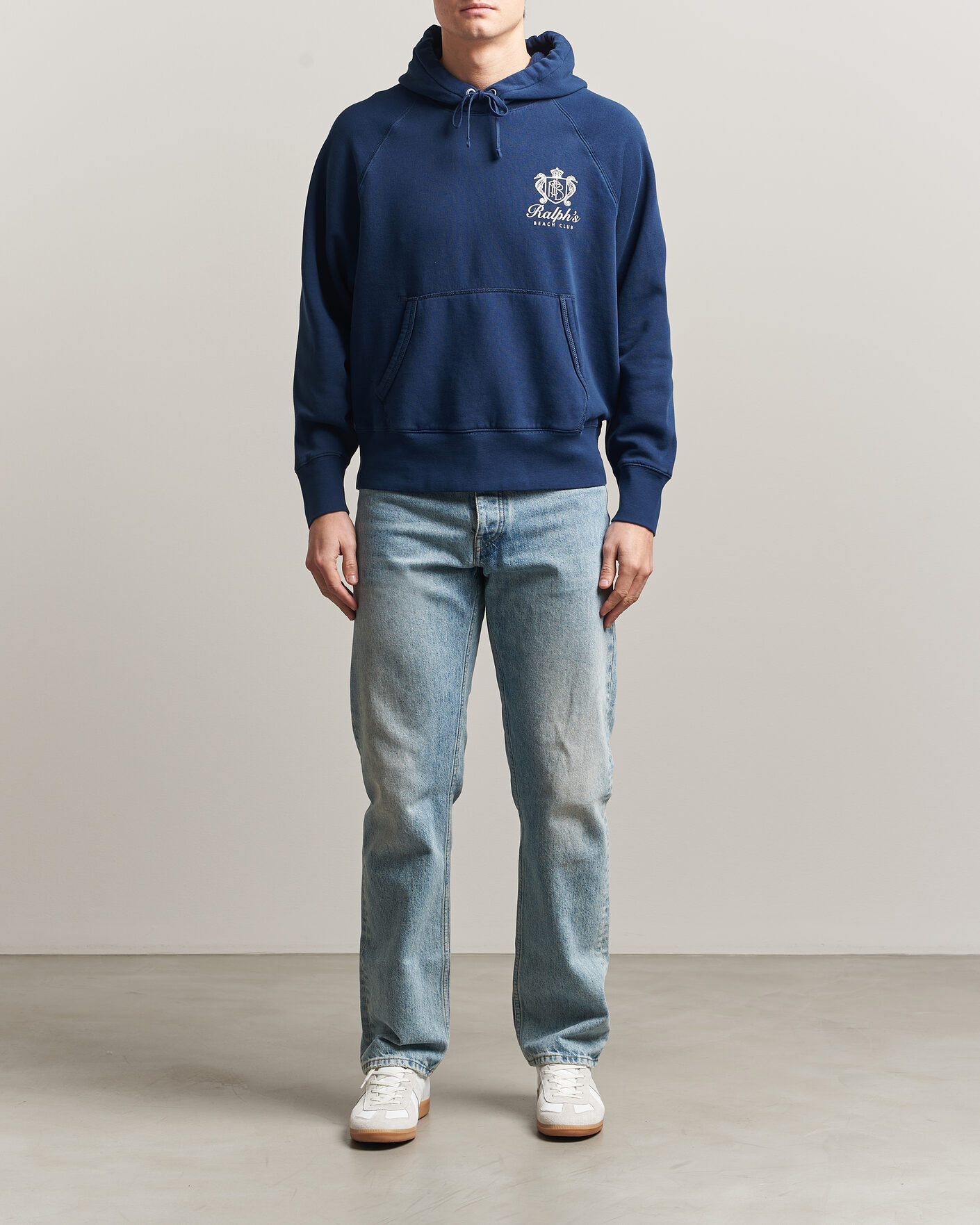 Herr | Tröjor | Polo Ralph Lauren | Fleece Hoodie Dark Cobalt