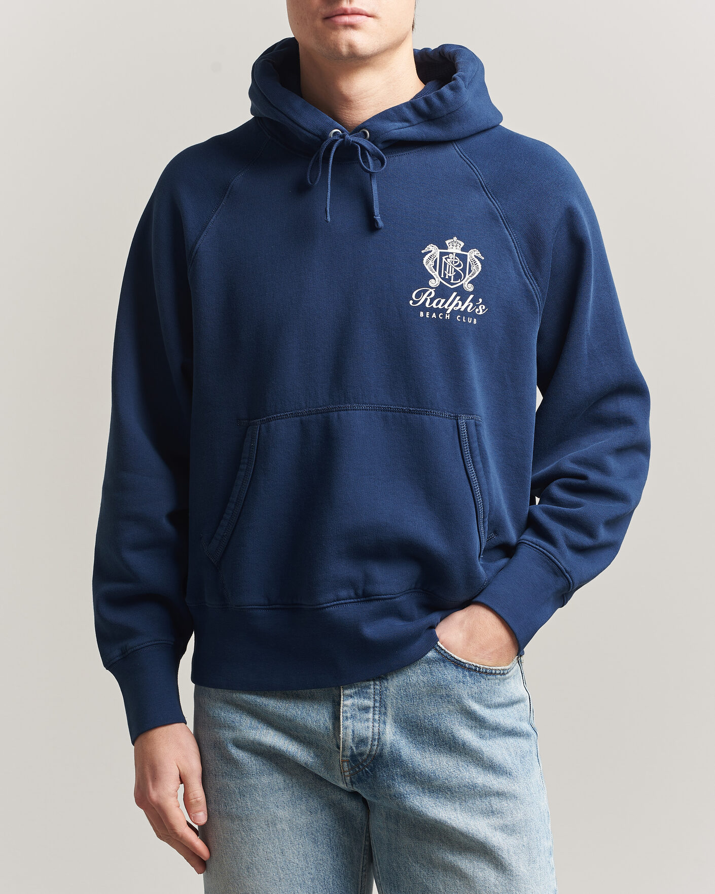 Herr | Tröjor | Polo Ralph Lauren | Fleece Hoodie Dark Cobalt