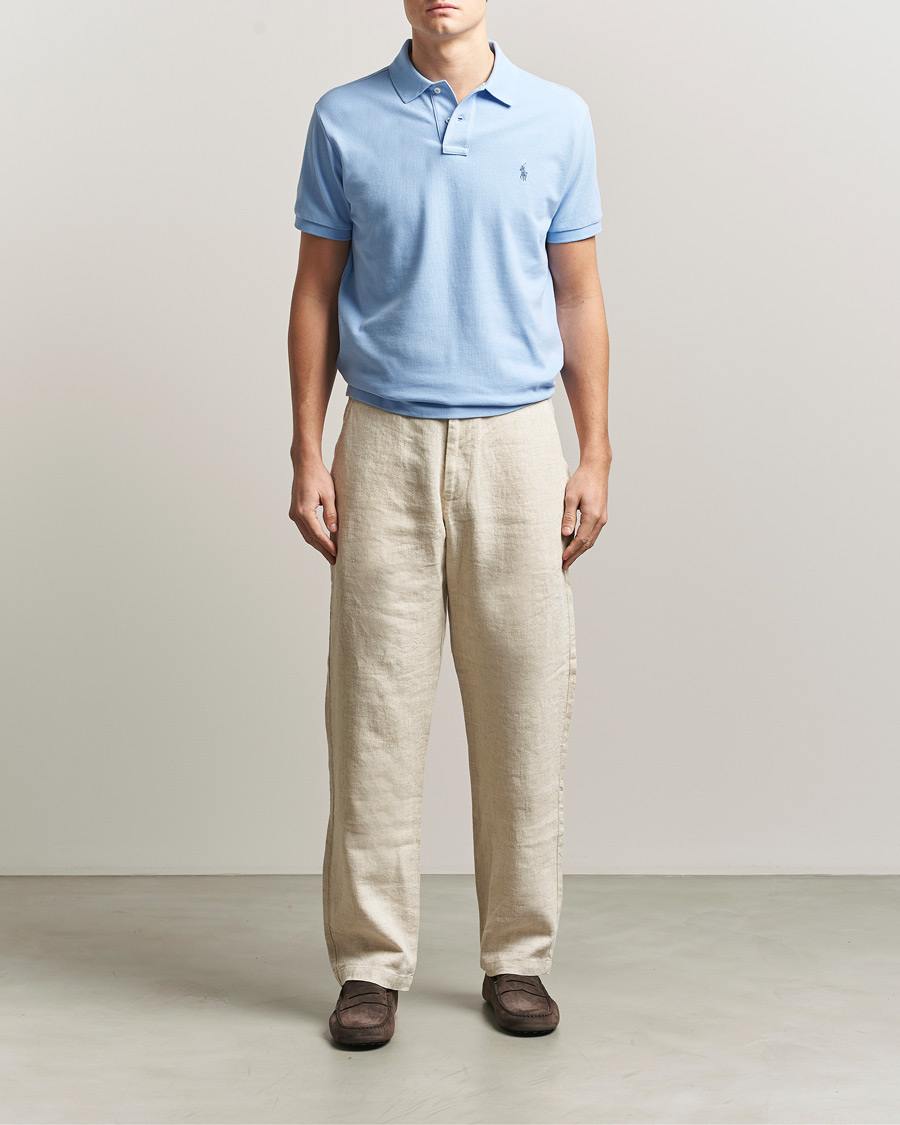 Herr | Pikéer | Polo Ralph Lauren | Custom Slim Fit Polo Austin Blue