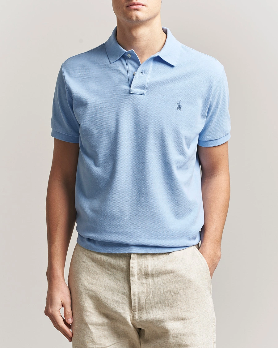 Herr | Pikéer | Polo Ralph Lauren | Custom Slim Fit Polo Austin Blue