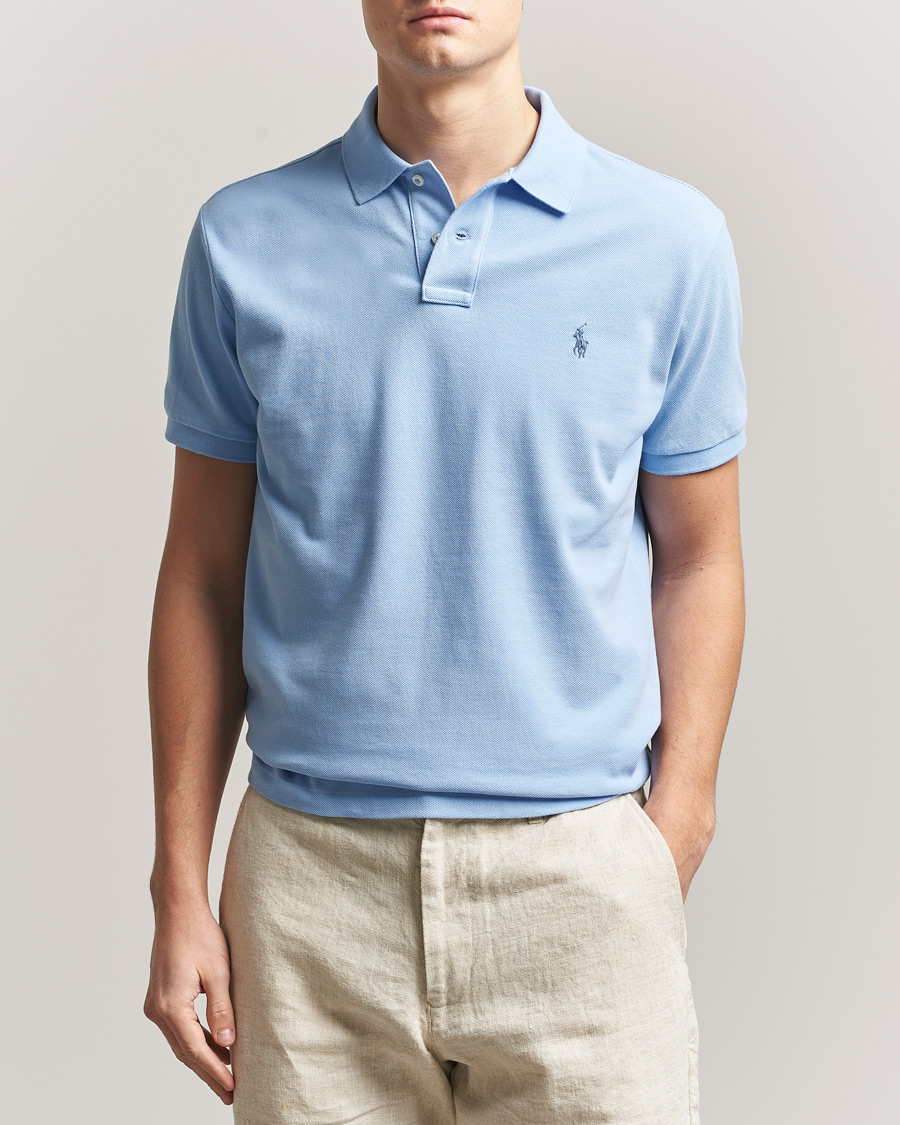 Herr | Pikéer | Polo Ralph Lauren | Custom Slim Fit Polo Austin Blue